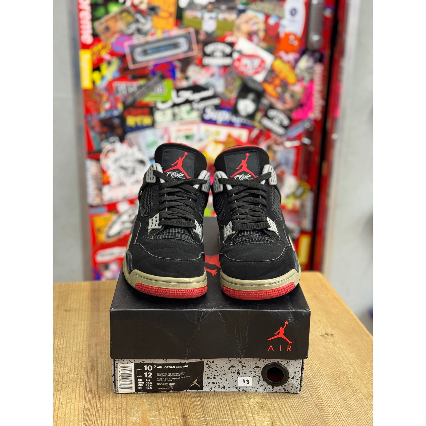 Jordan 4 Retro Bred (2019) UK 9.5