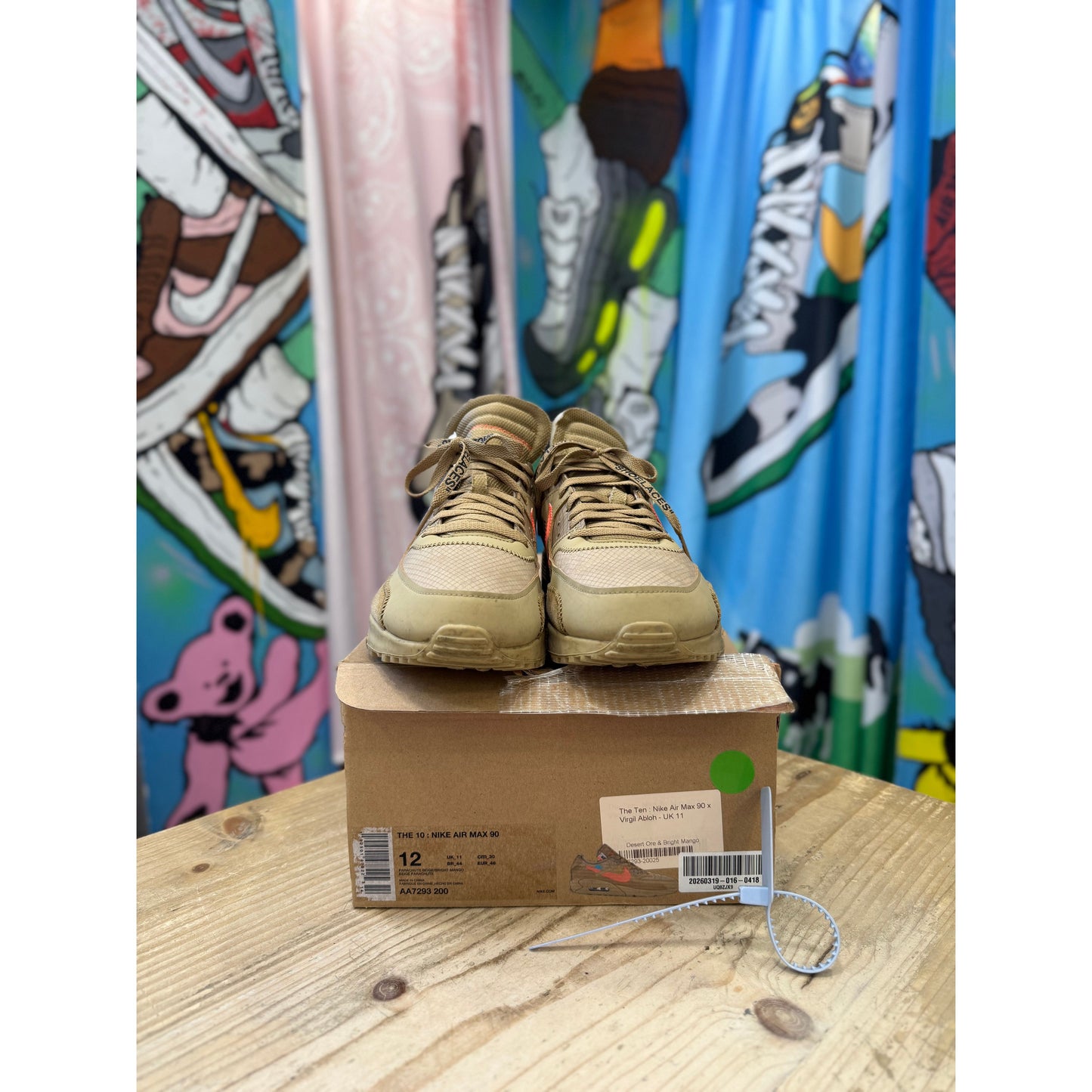 Nike Air Max 90 Off White Desert Ore UK 11