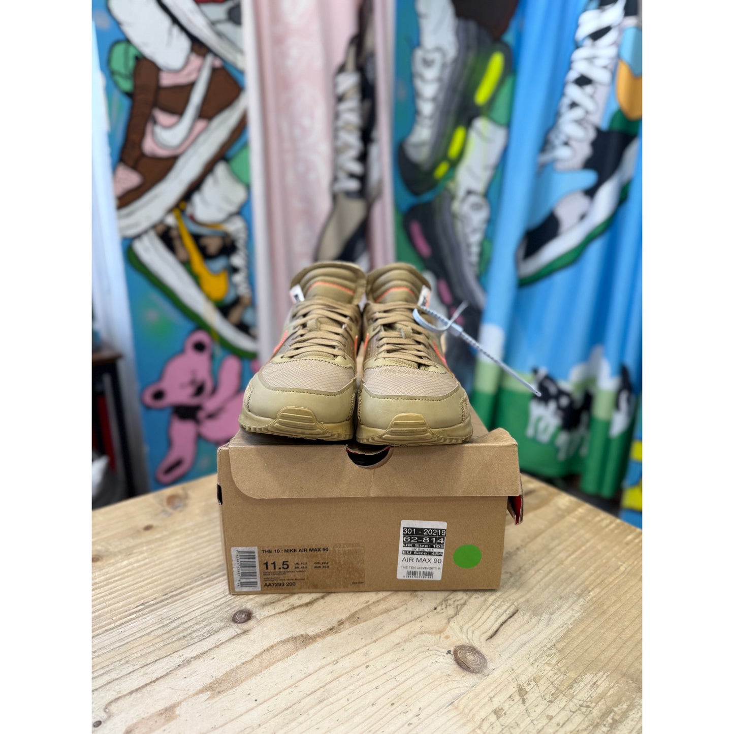 Nike Air Max 90 off White Desert Ore uk 10.5