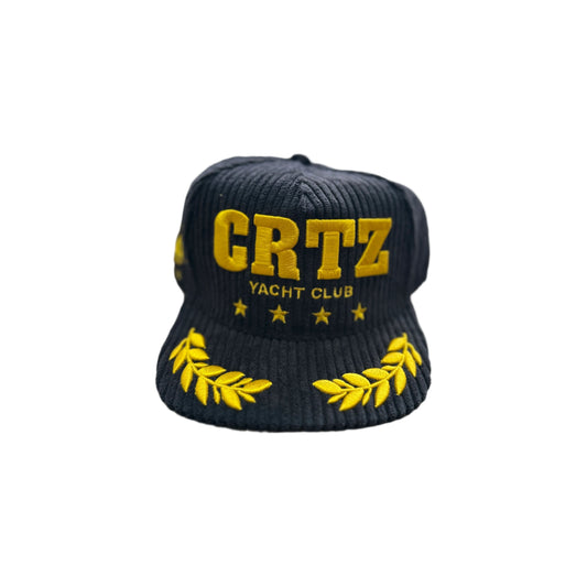 Corteiz Soho Yacht Club Crtz Cap Black