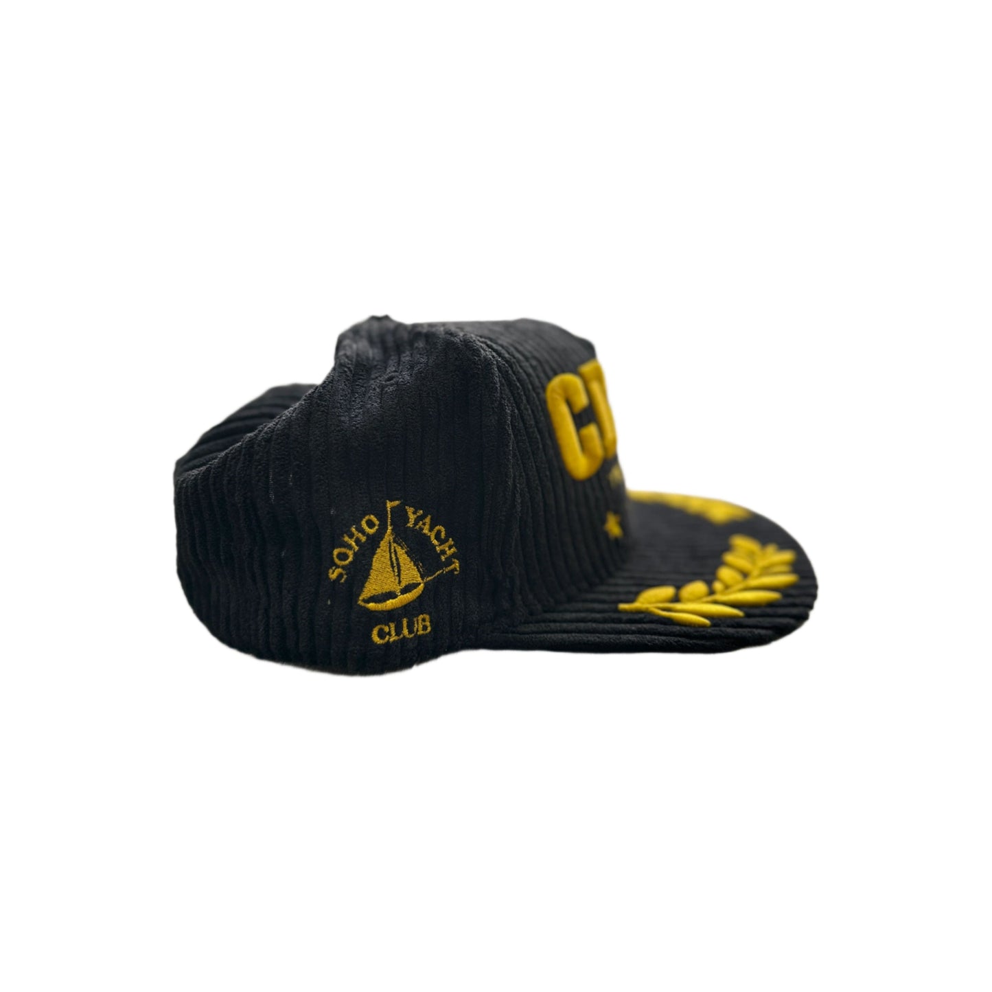 Corteiz Soho Yacht Club Crtz Cap Black