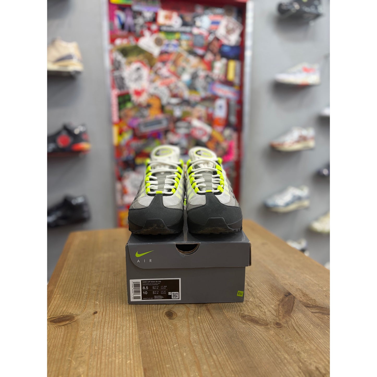 Nike Air Max 95 OG Big Bubble Neon UK 7.5