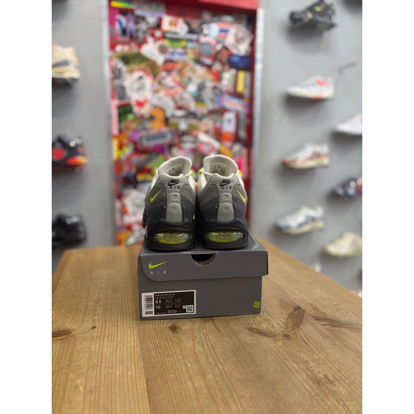 Nike Air Max 95 OG Big Bubble Neon UK 7.5