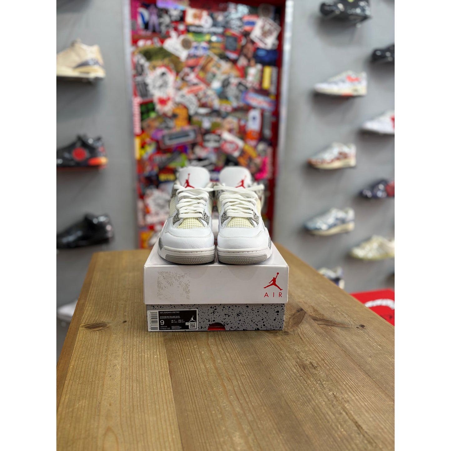Jordan 4 Retro White Oreo (2021) UK 8