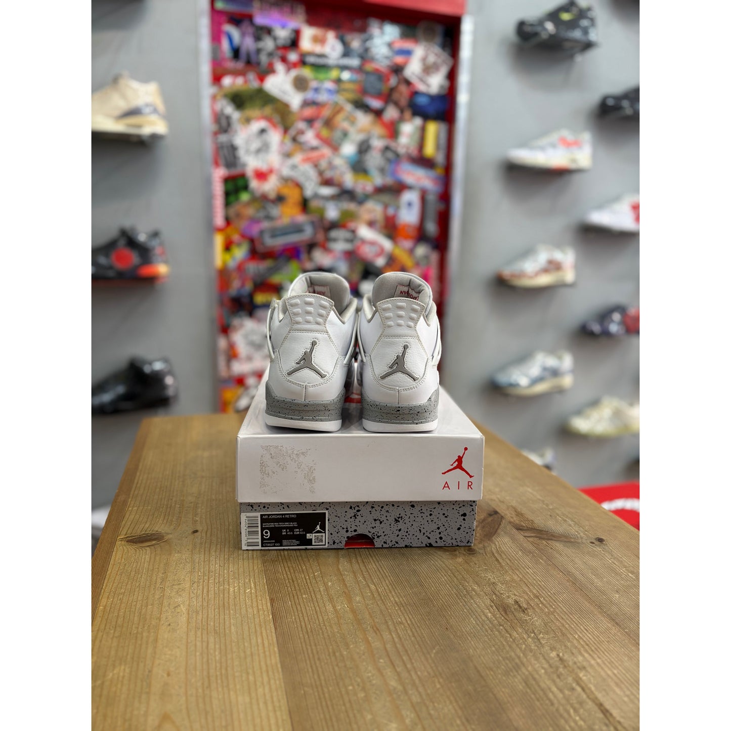 Jordan 4 Retro White Oreo (2021) UK 8