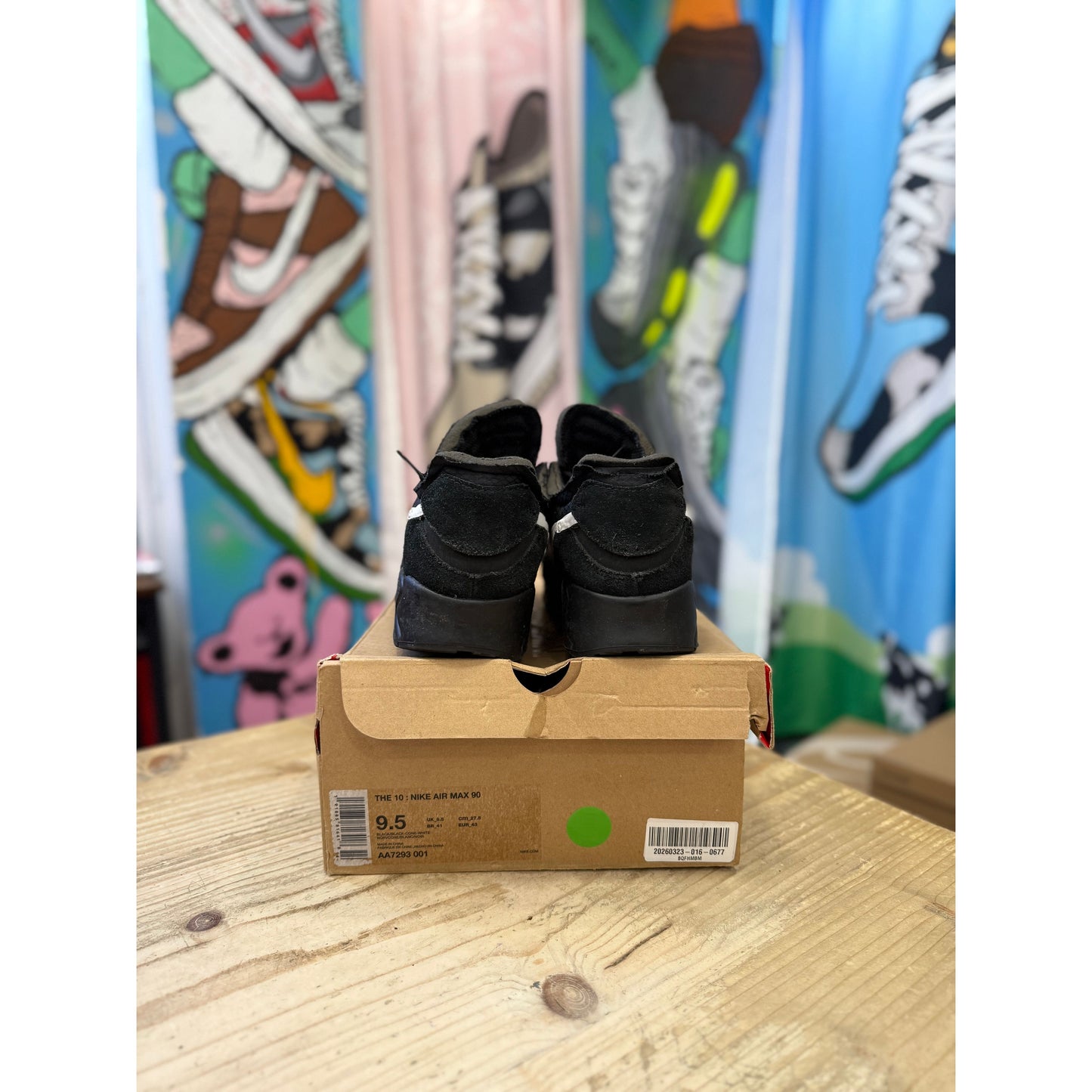 Nike Air Max 90 Off-White Black UK 8.5