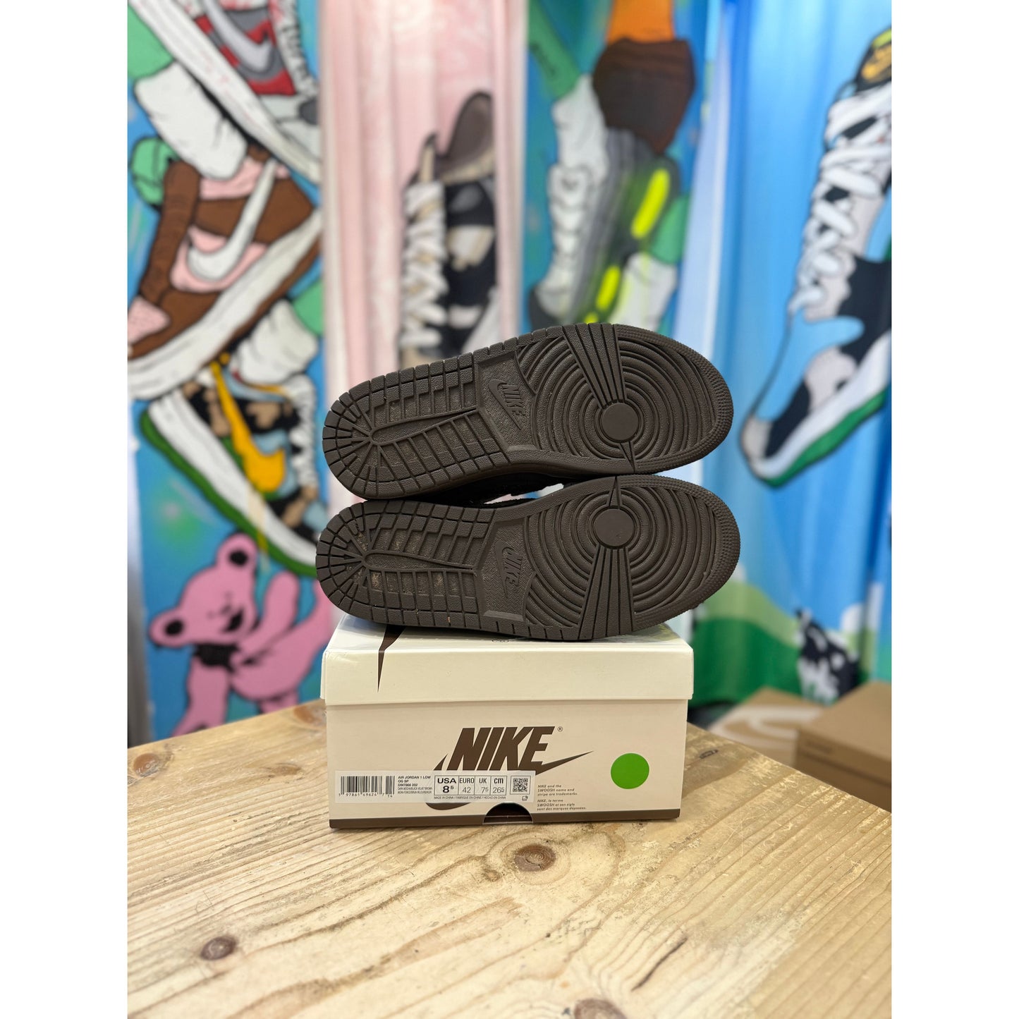 Jordan 1 Retro Low OG SP Travis Scott Velvet Brown UK 7.5