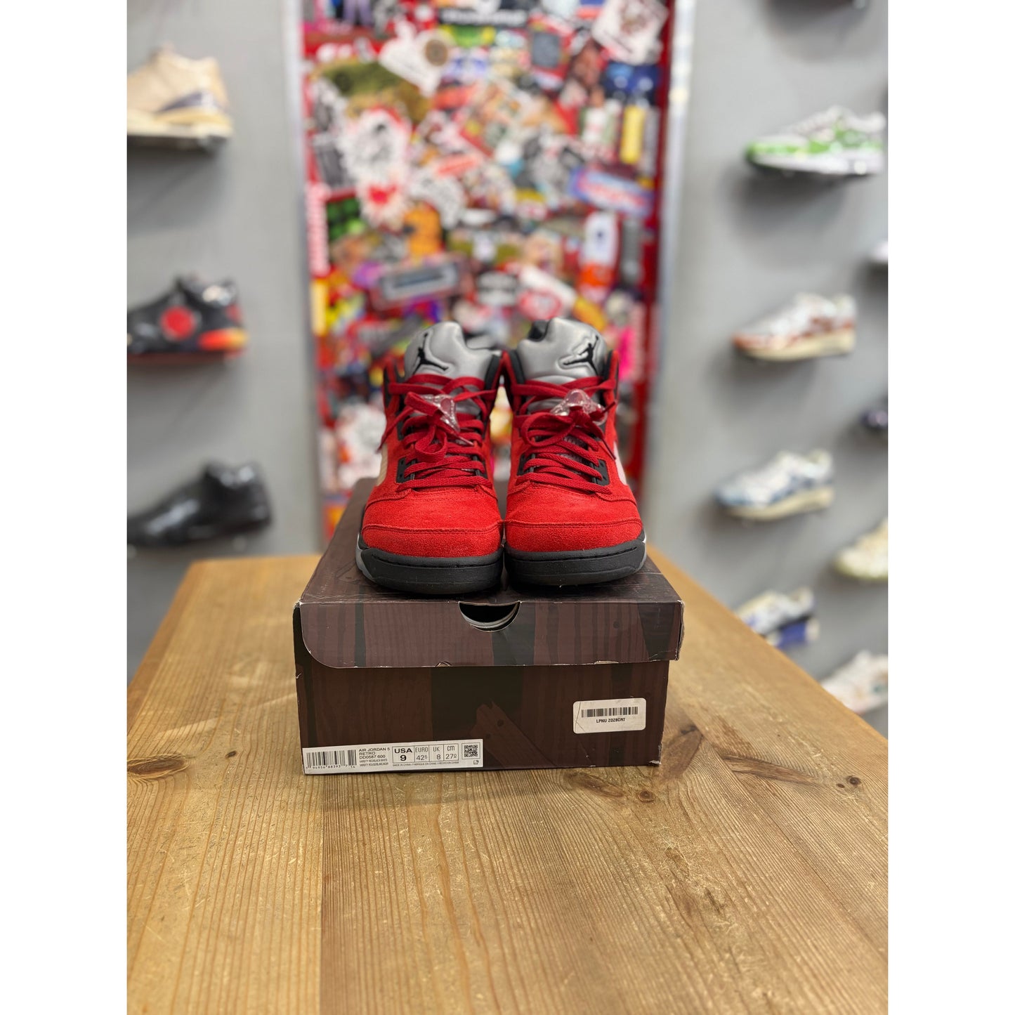 Jordan 5 Retro Raging Bull Red (2021) UK 8