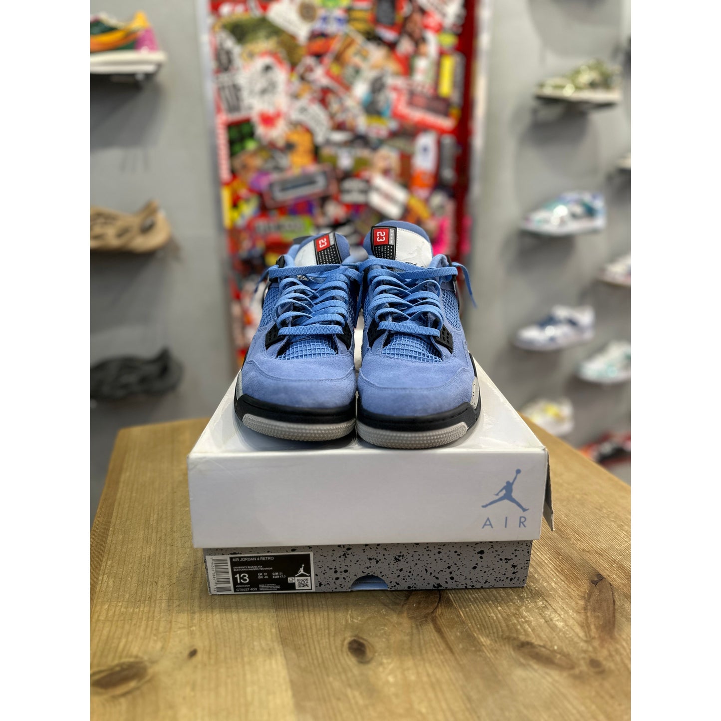 Jordan 4 Retro University Blue UK 12