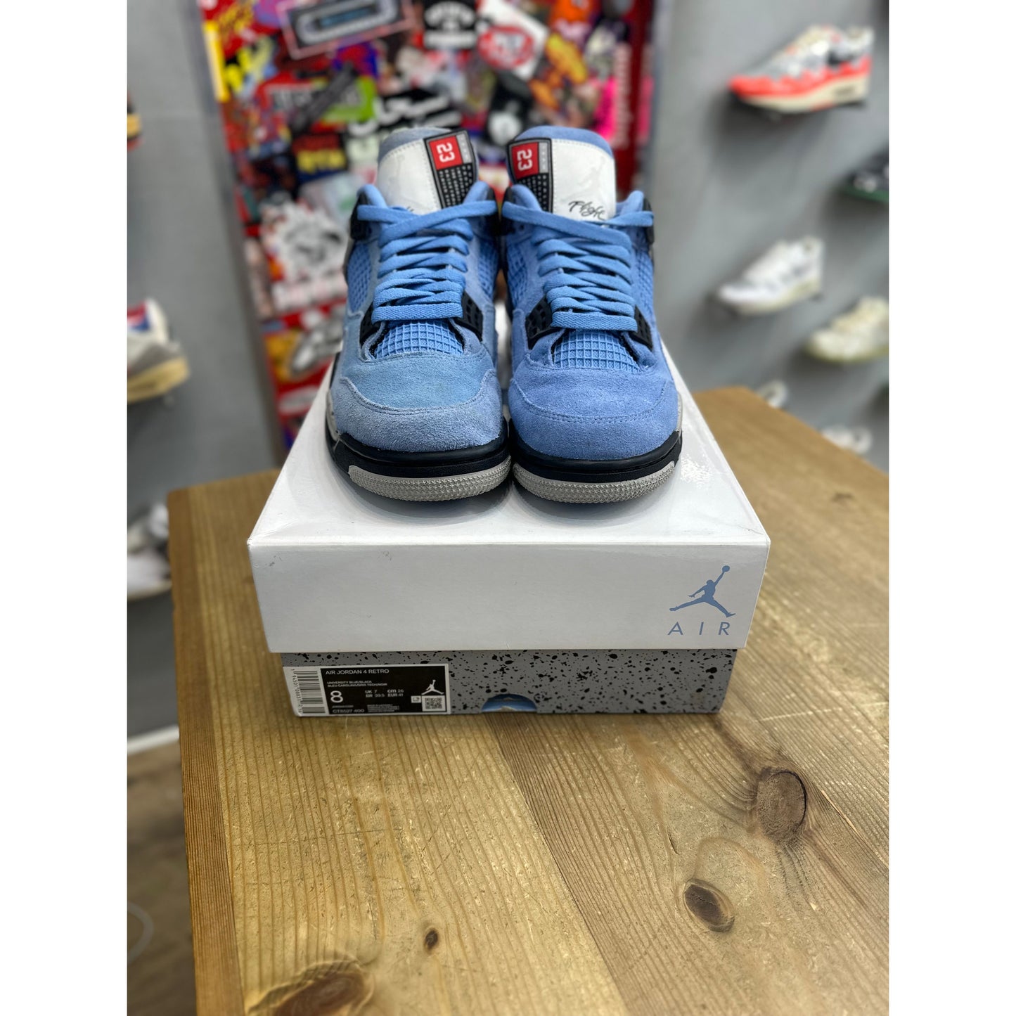 Jordan 4 Retro University Blue UK 7