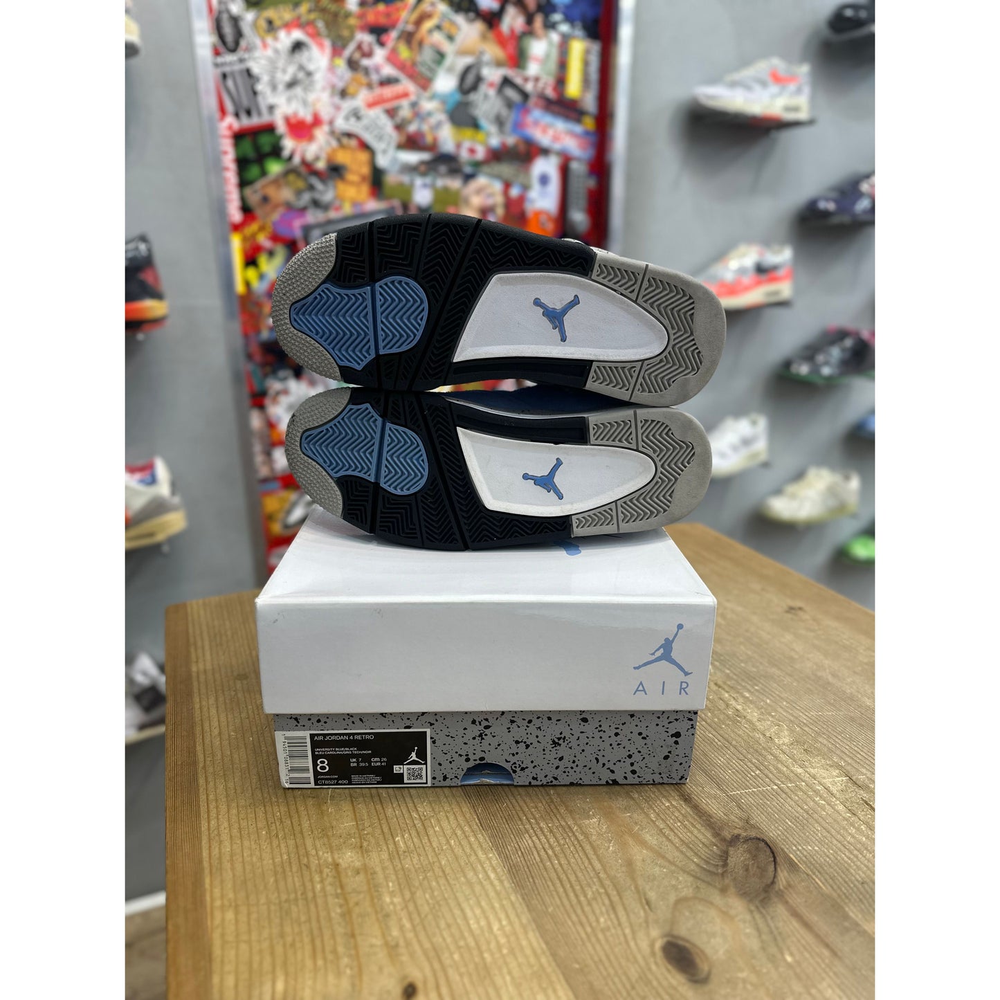 Jordan 4 Retro University Blue UK 7