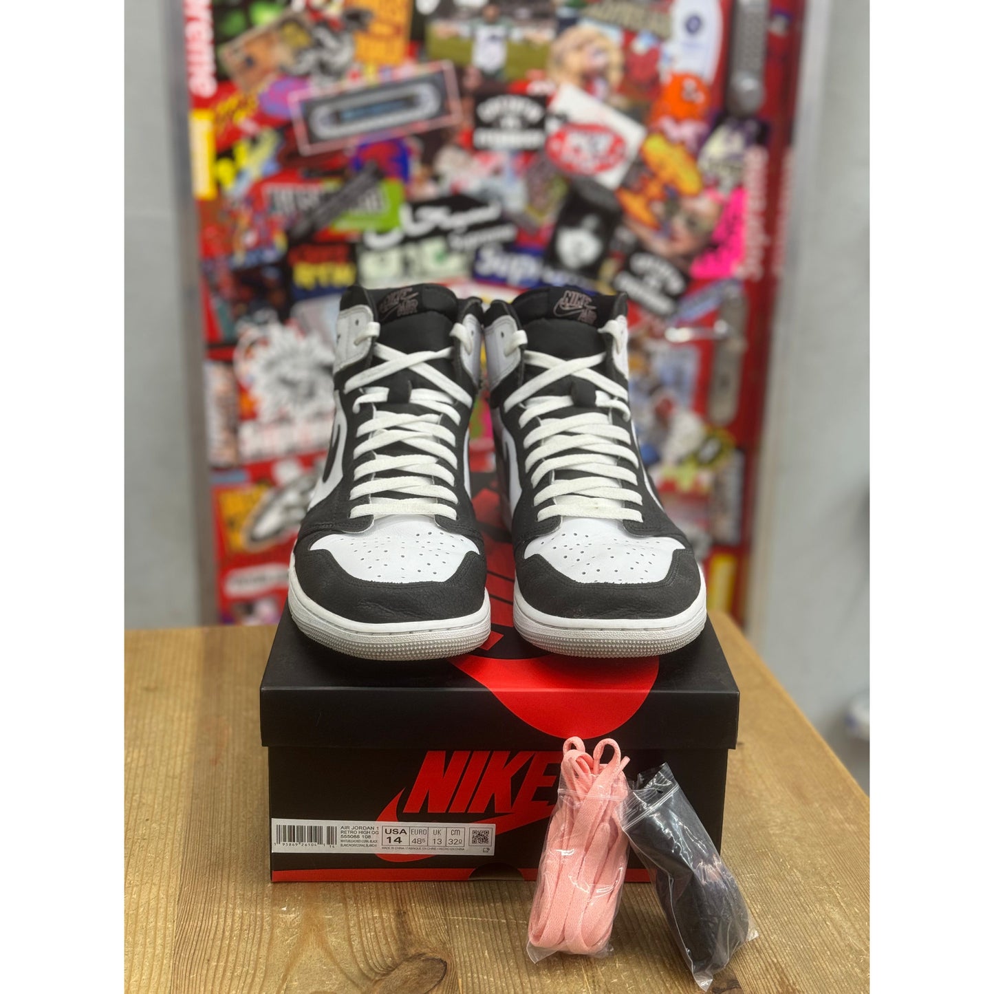Jordan 1 Retro High OG Bleached Coral UK 13