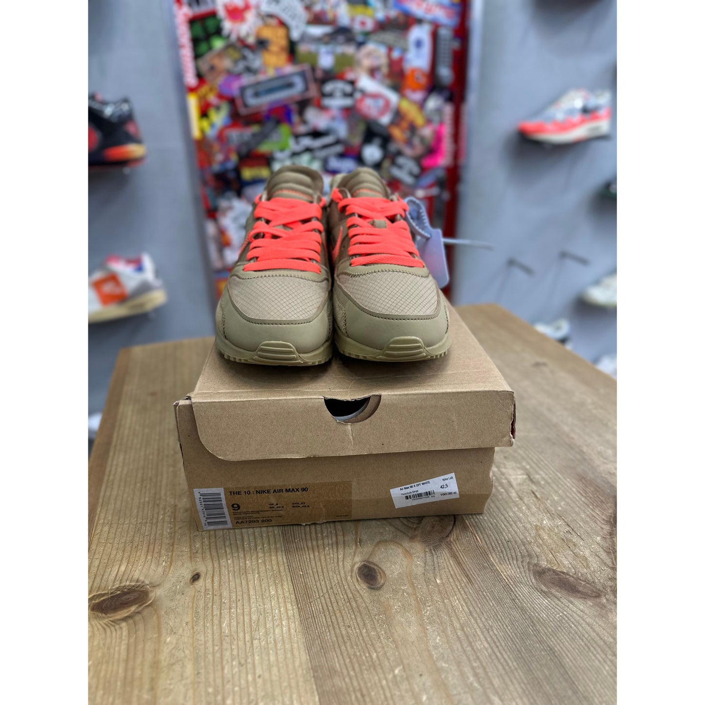Nike Air Max 90 Off-White Desert Ore UK 8