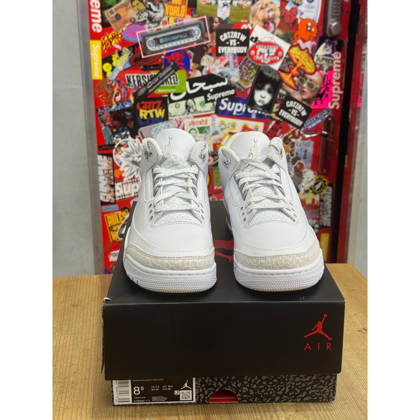 Jordan 3 Retro Pure Money (2025) UK 7.5