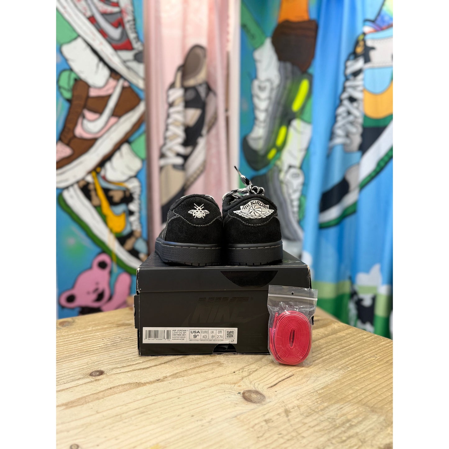 Jordan 1 Low Travis Scott Black Phantom UK8.5