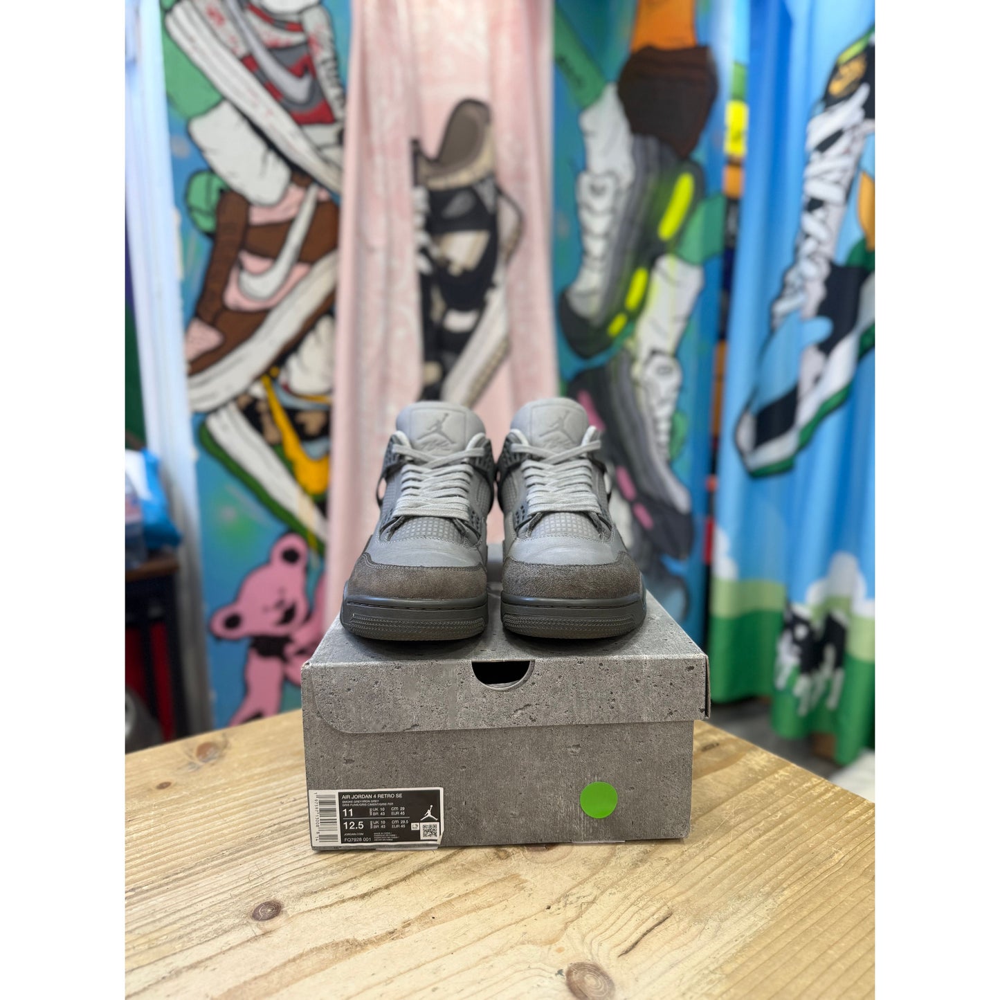 Jordan 4 Wet Cement UK10