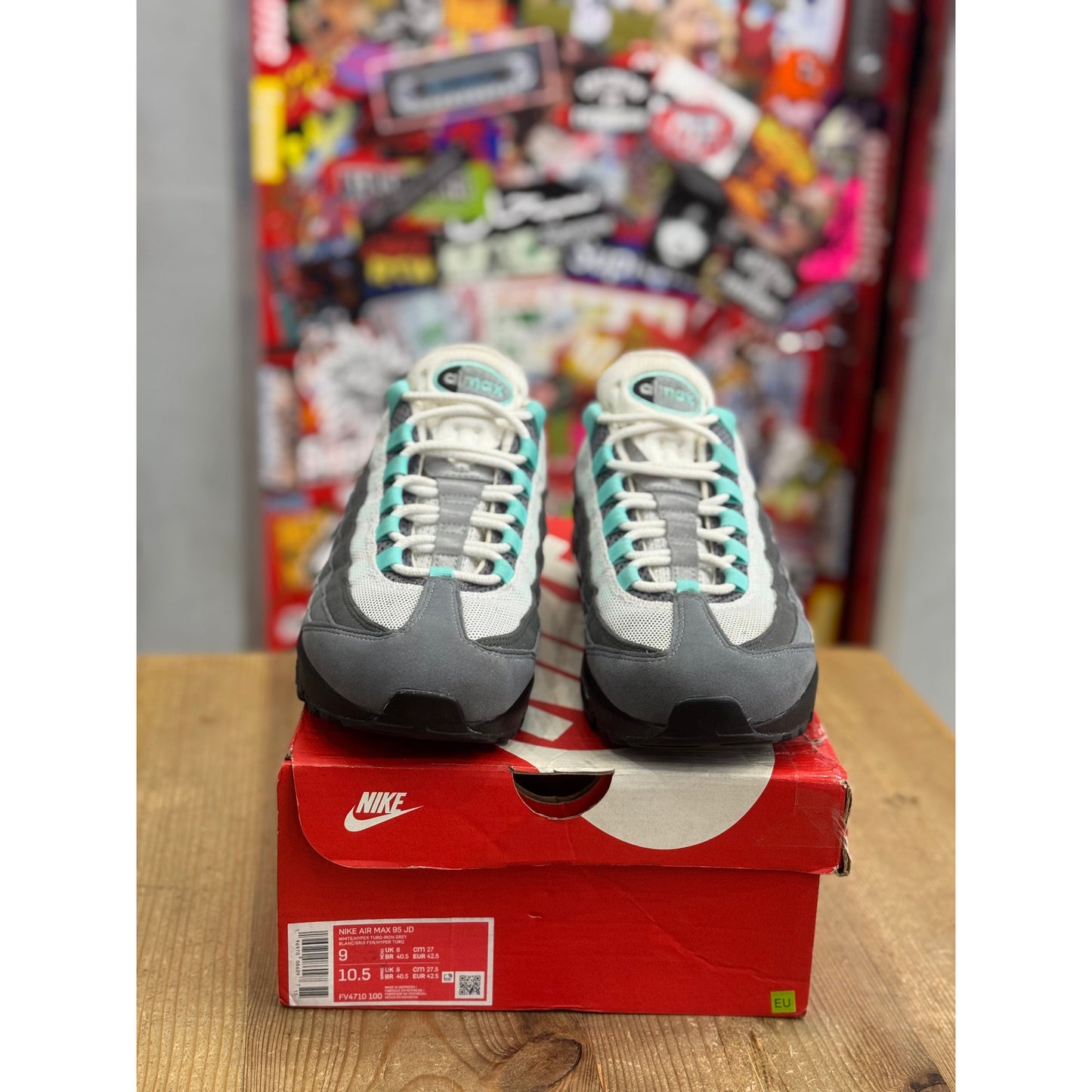 Nike Air Max 95 Hyper Turquoise UK 8