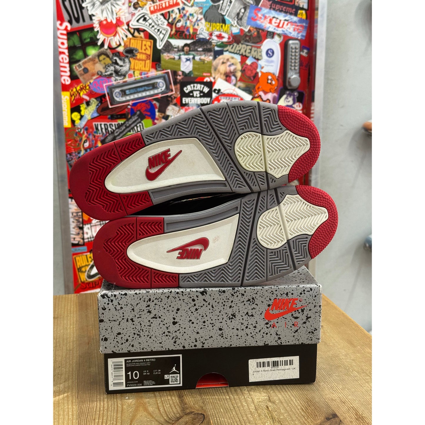 Jordan 4 Retro Bred Reimagined UK 9.