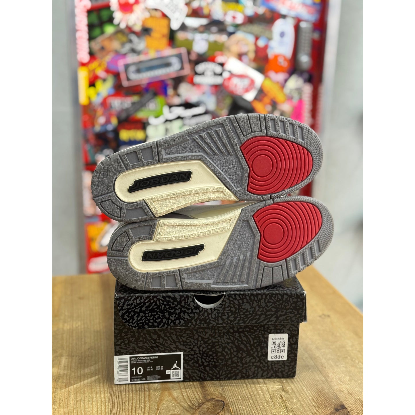 Jordan 3 Retro Cement Grey UK 9