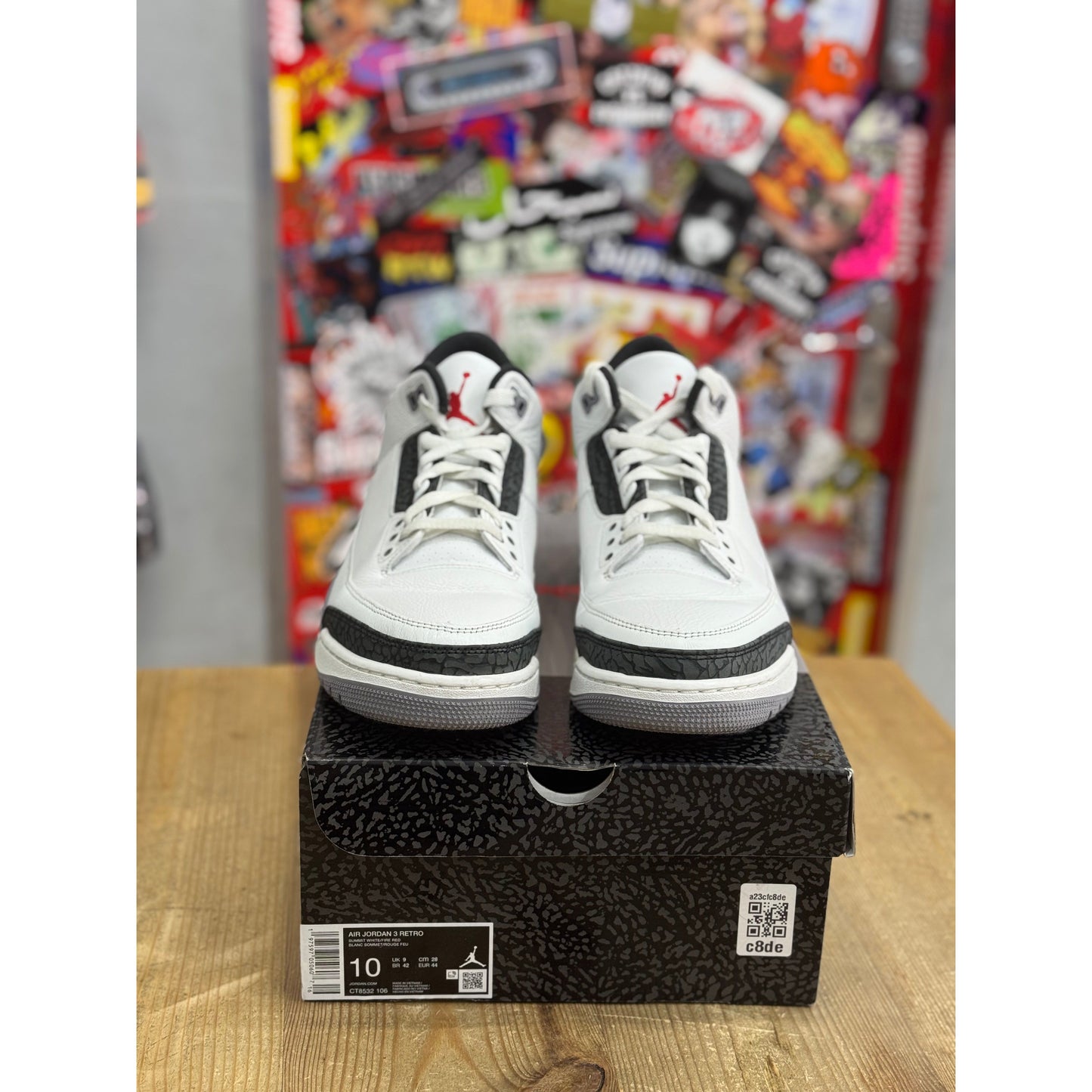 Jordan 3 Retro Cement Grey UK 9