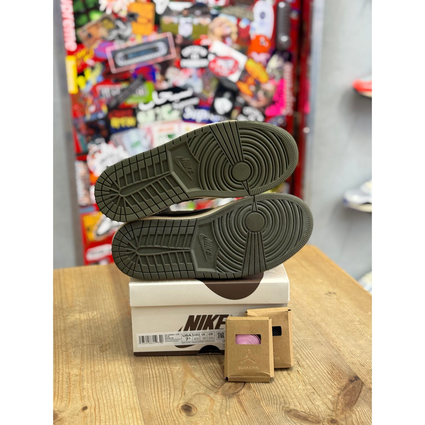 Jordan 1 Retro Low OG SP Travis Scott Medium Olive UK 6.5