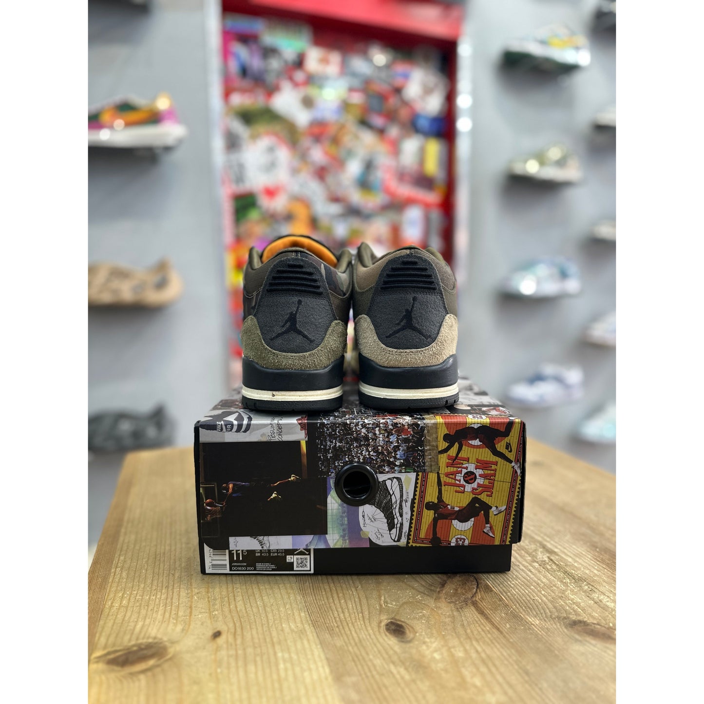 Jordan 3 Retro Patchwork Camo UK 10.5