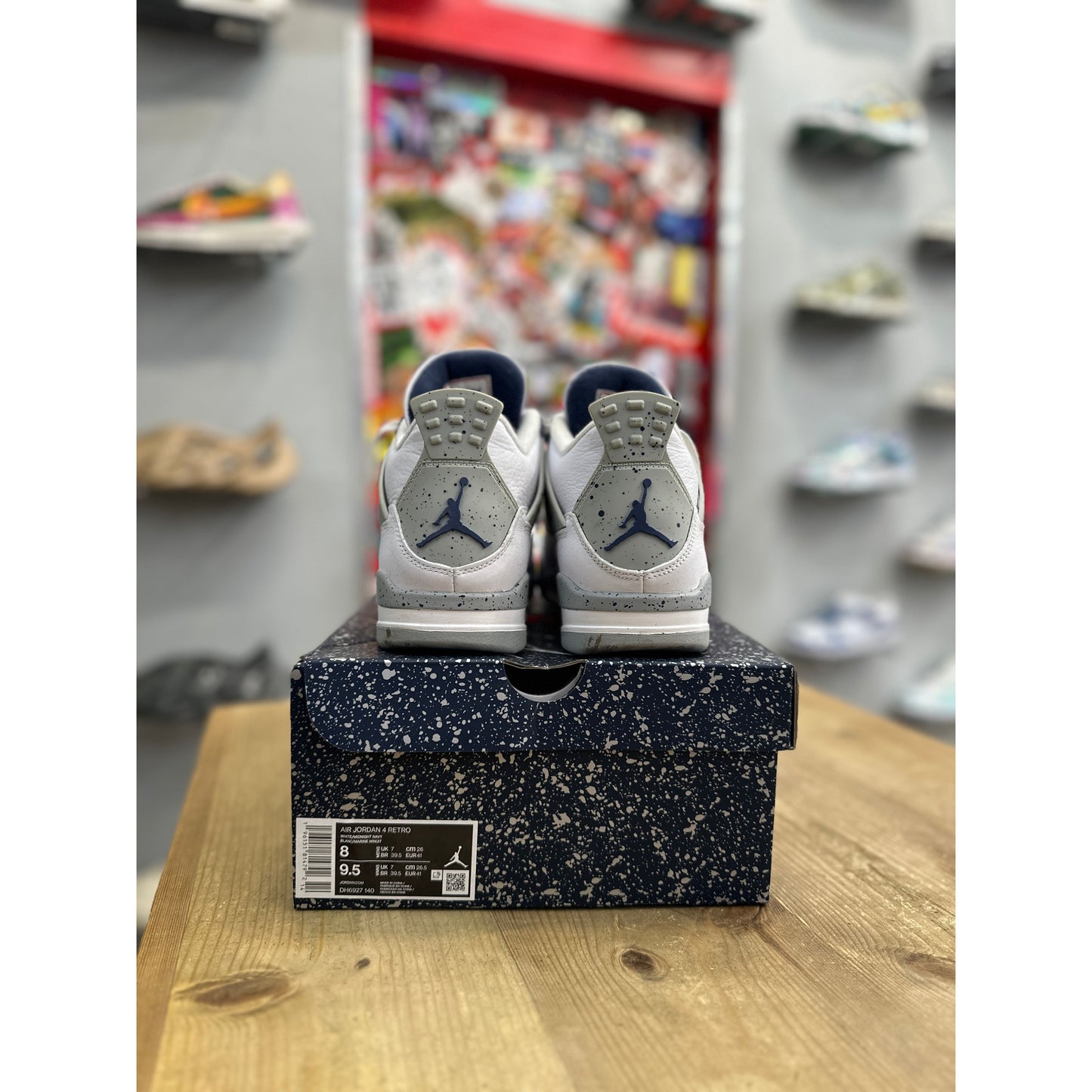 Jordan 4 Retro Midnight Navy UK 7
