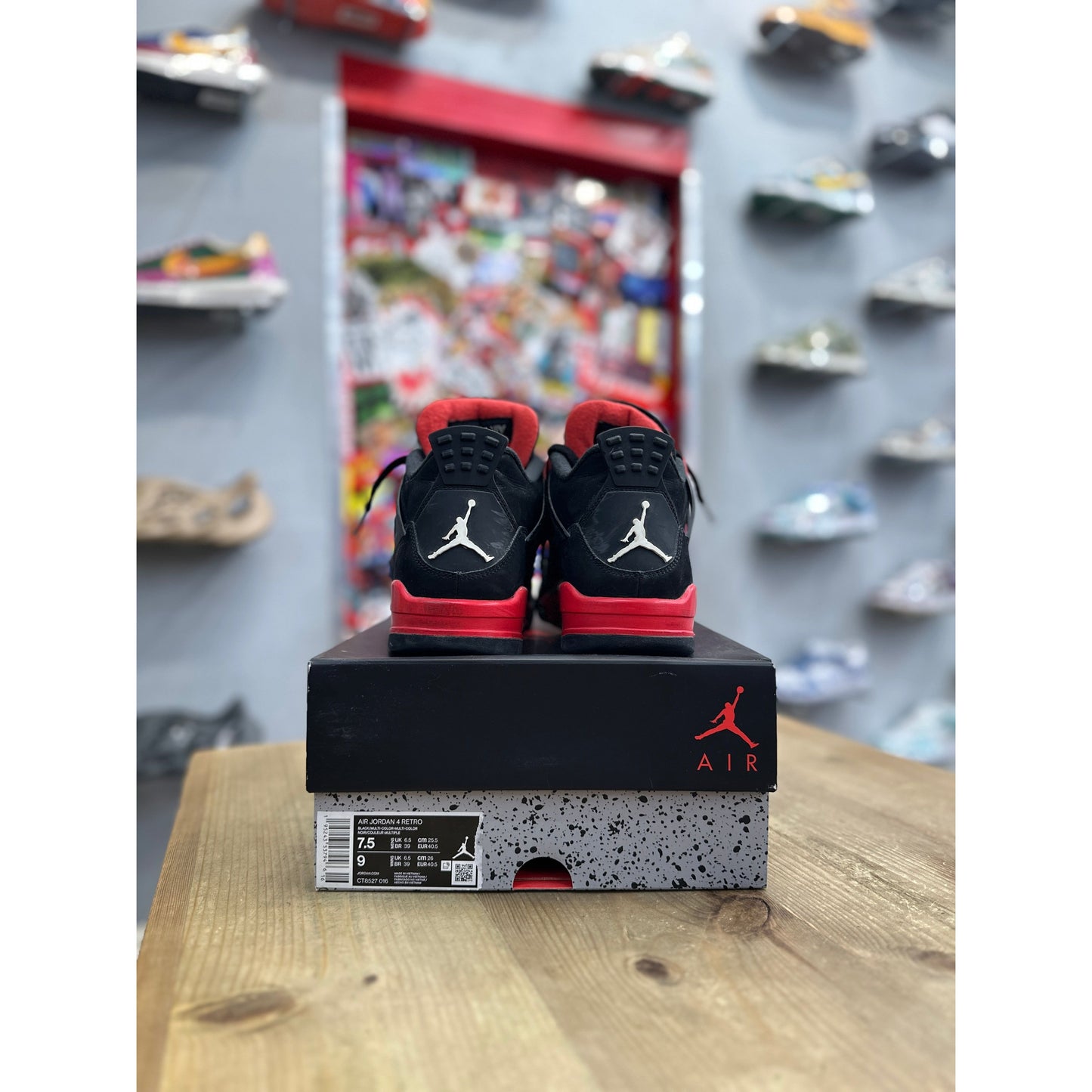 Jordan 4 Retro Red Thunder UK 6.5