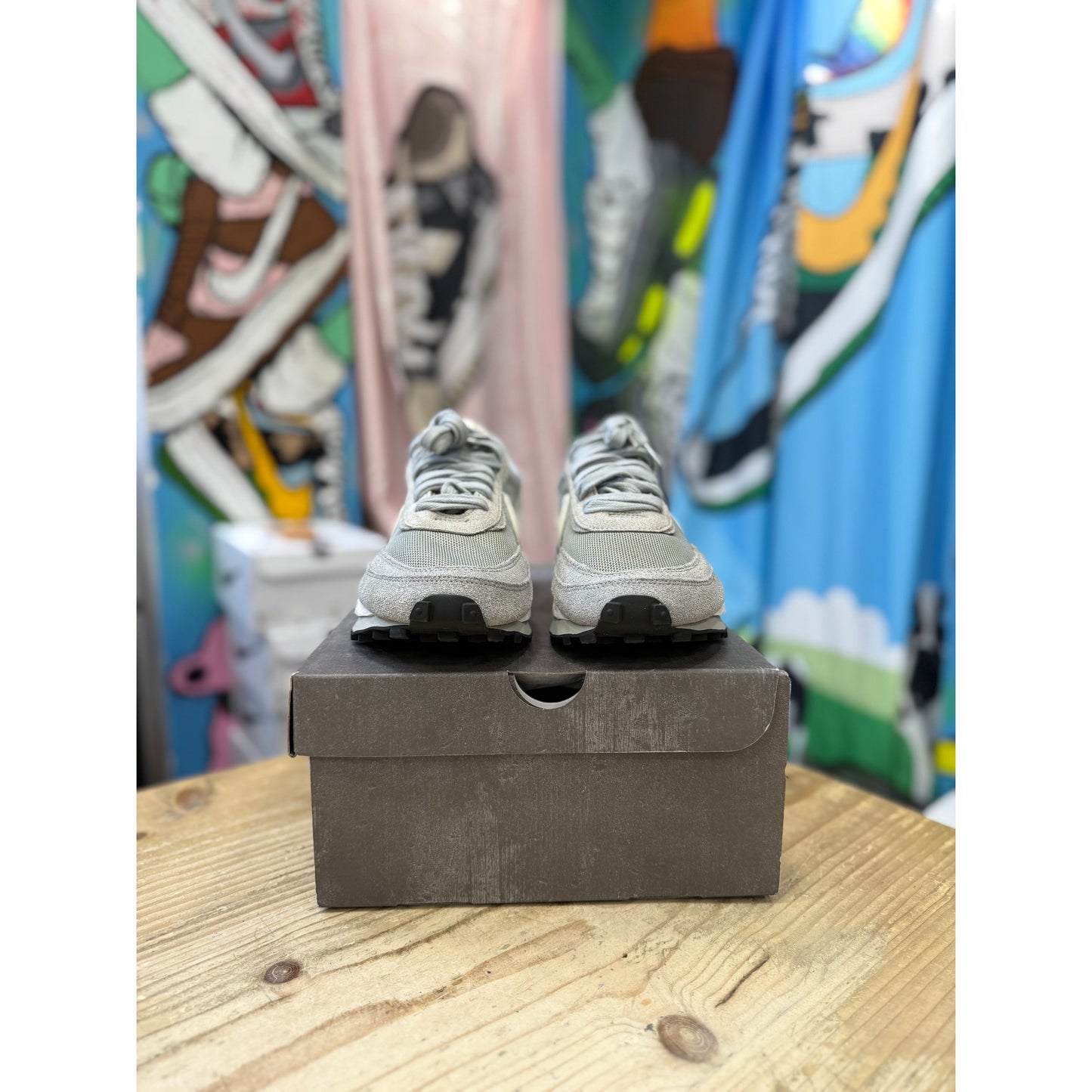 Nike Sacai LDWaffle Fragment Grey UK 10.