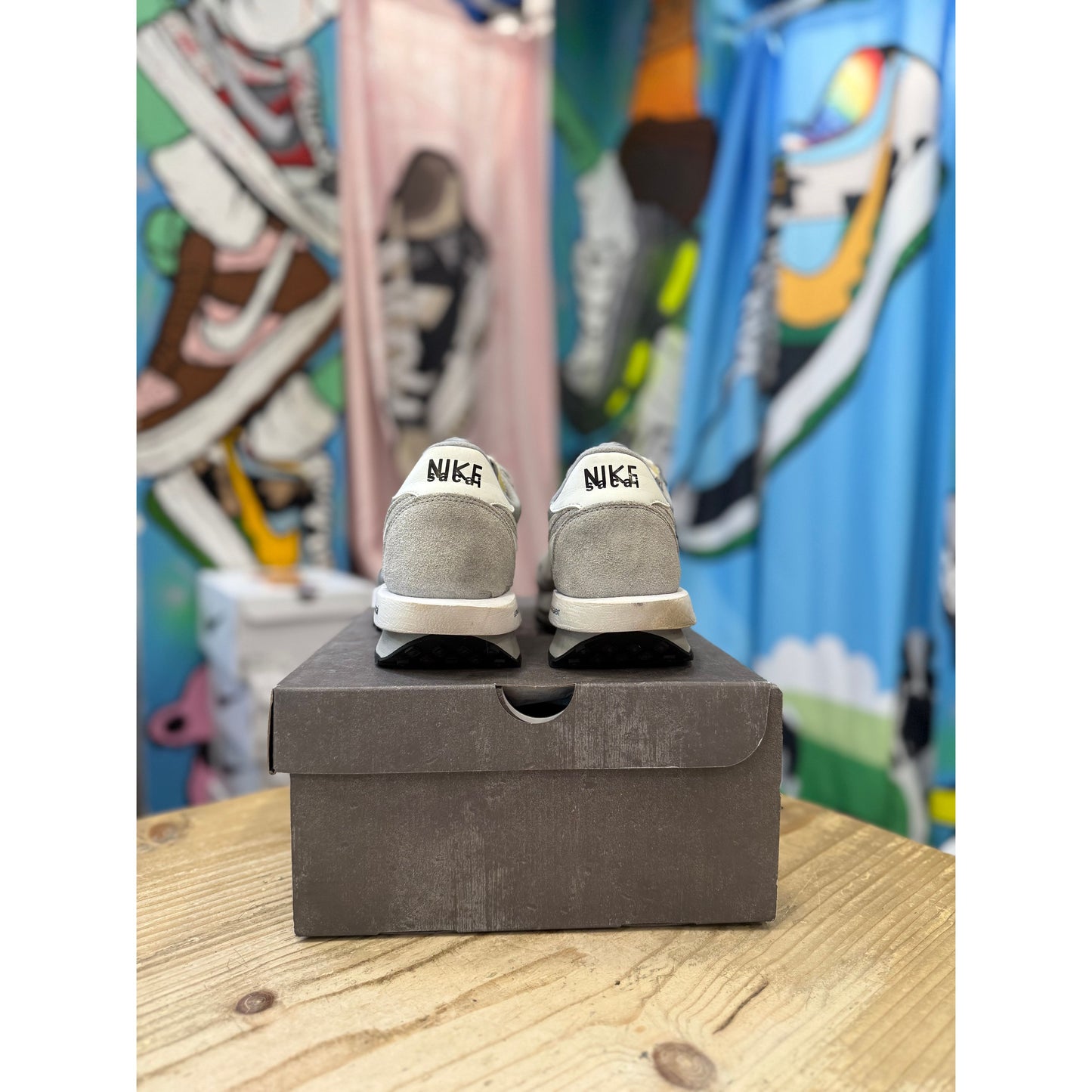 Nike Sacai LDWaffle Fragment Grey UK 10.