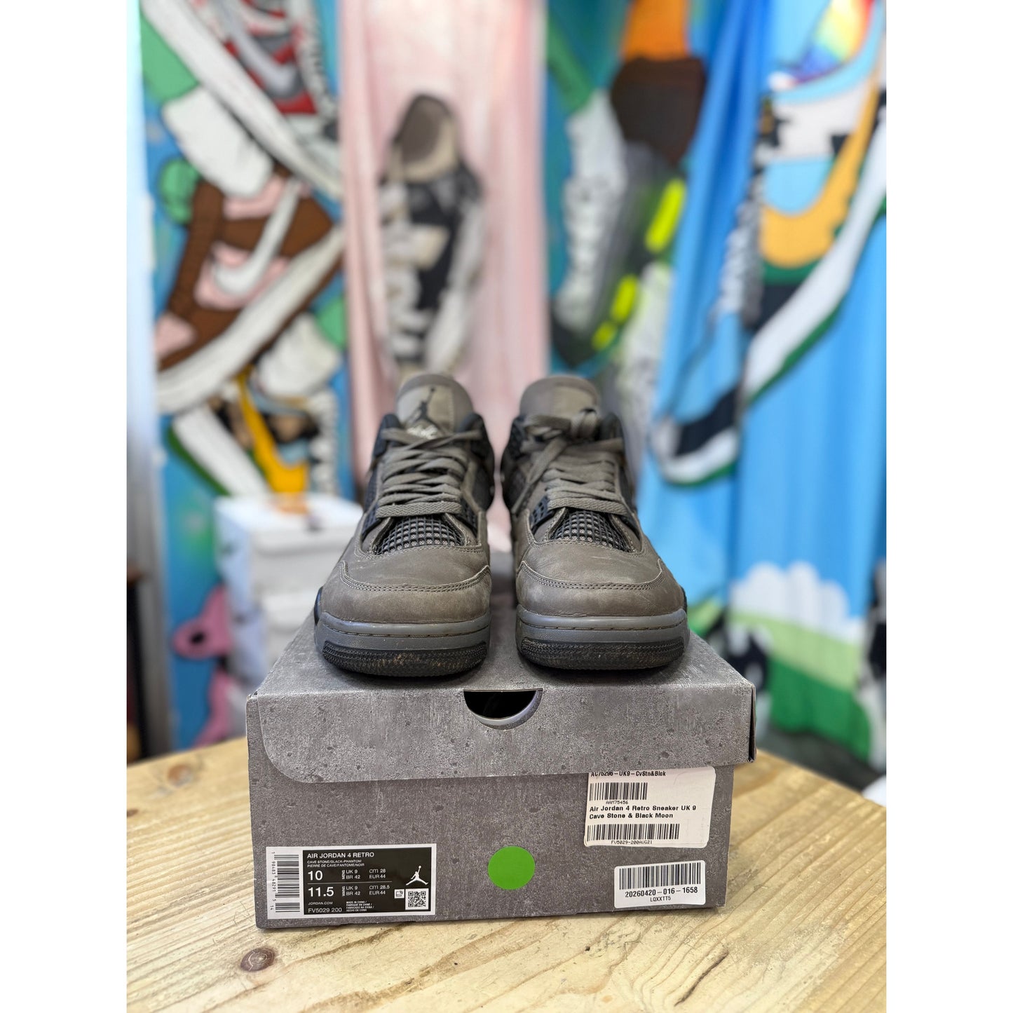 Jordan 4 Cave Stone UK 9.