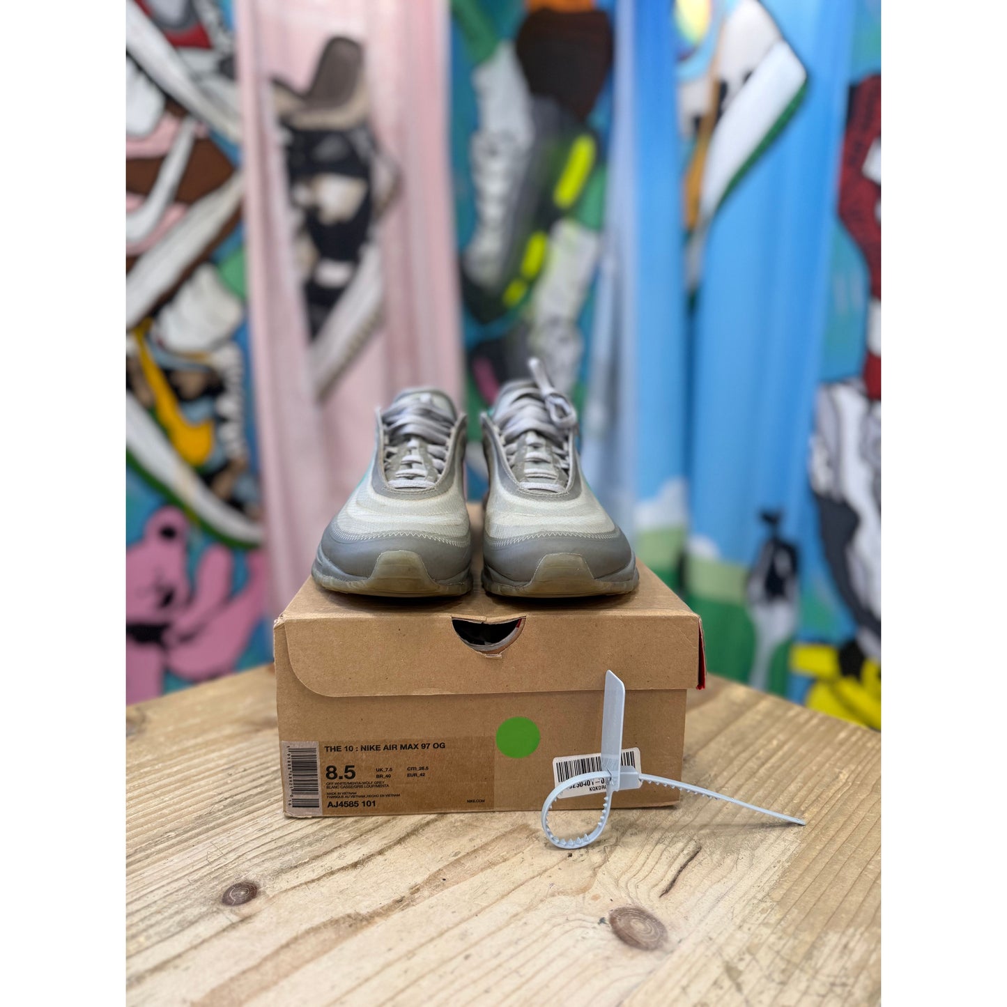 Nike Air Max 97 Off White Menta UK 7.5.
