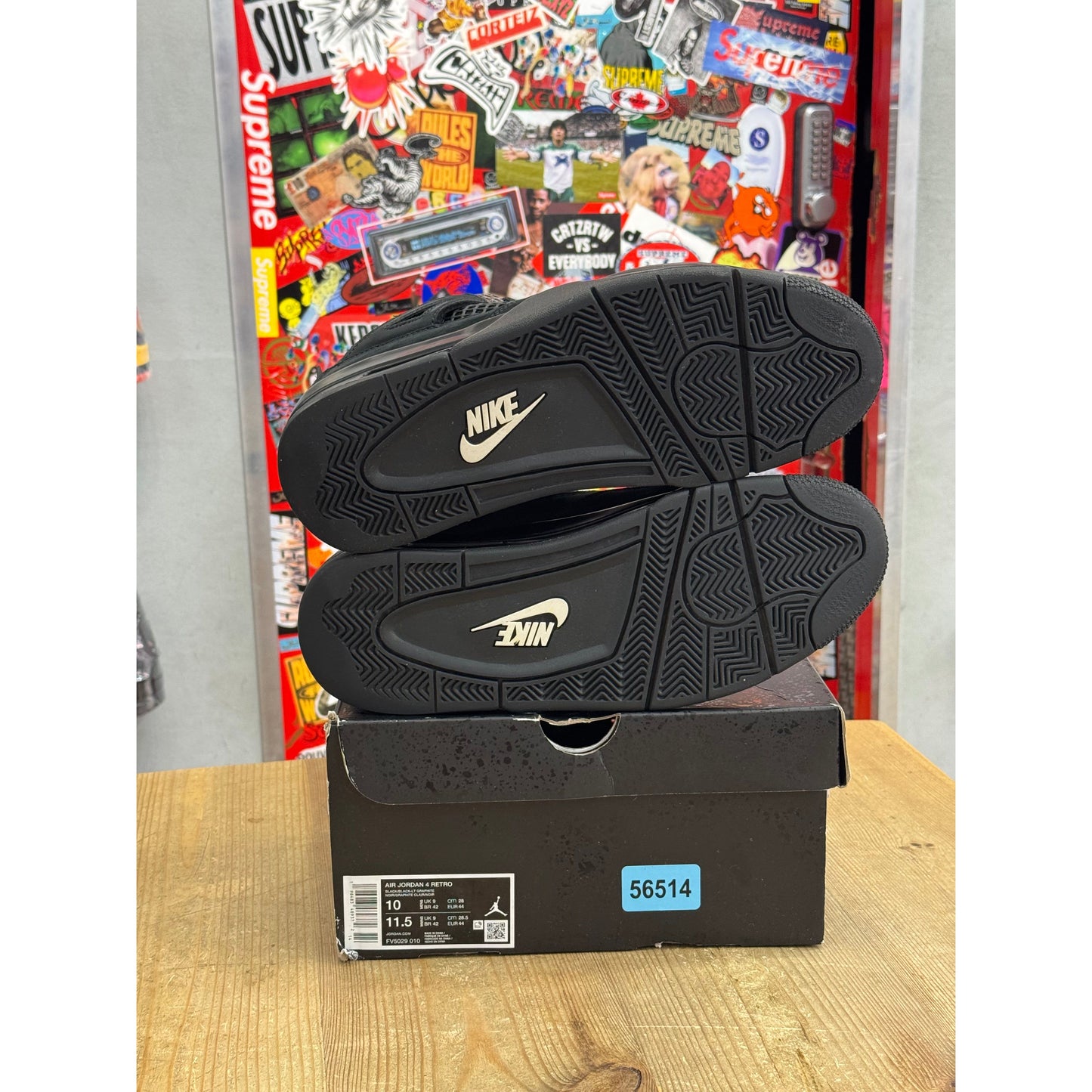Air Jordan 4 Black Cat 2025 UK 9
