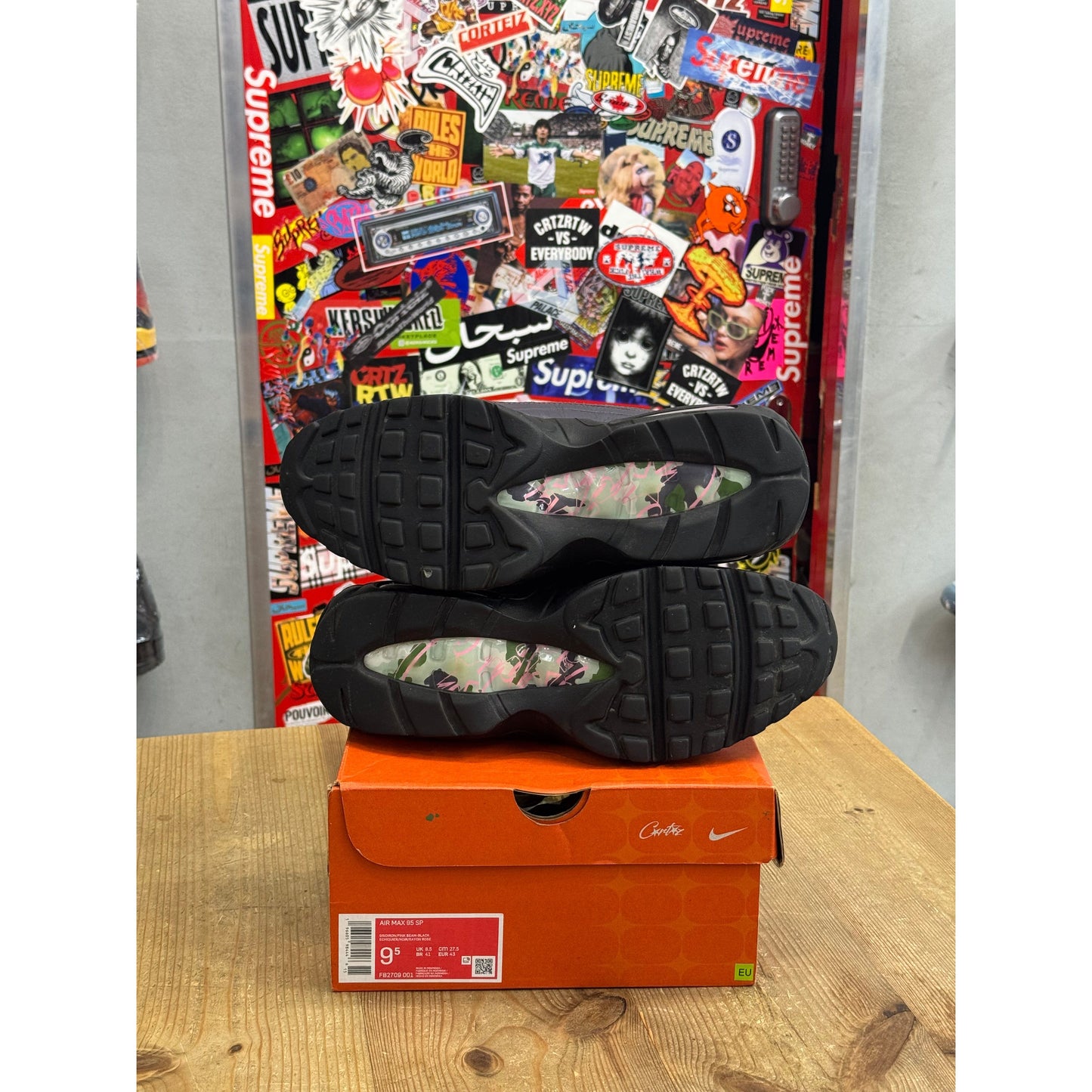 Nike Air Max 95 SP Corteiz Pink Beam UK 8.5