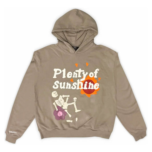 Broken Planet Plenty of Sunshine Hoodie Tan by Broken Planet Market in Clothing. Available at KershKicks for £185.00. A must-have for fans of Broken Planet Market looking to elevate their style with this Hoodie.