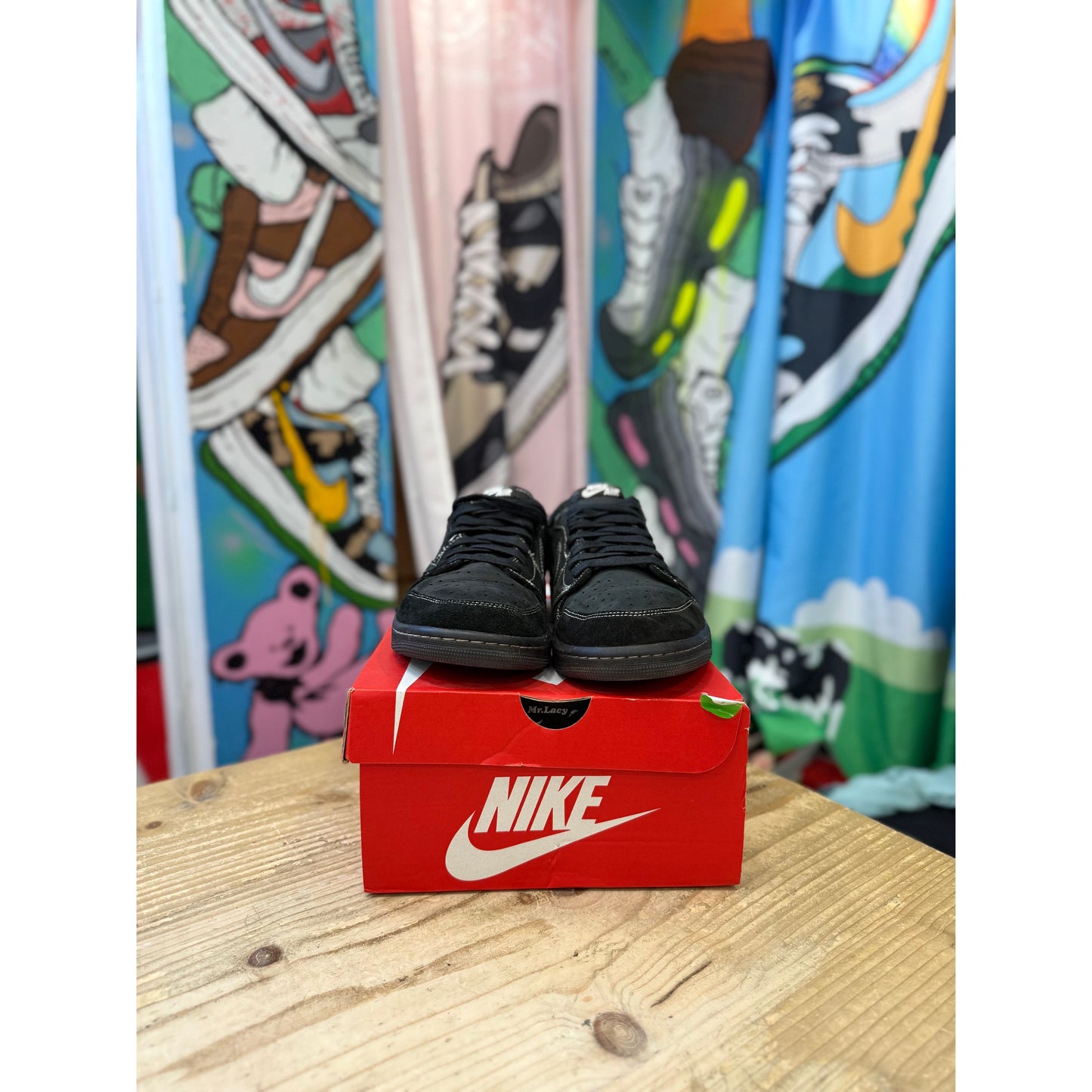Jordan 1 Low Travis Scott Black Phantom. UK 10