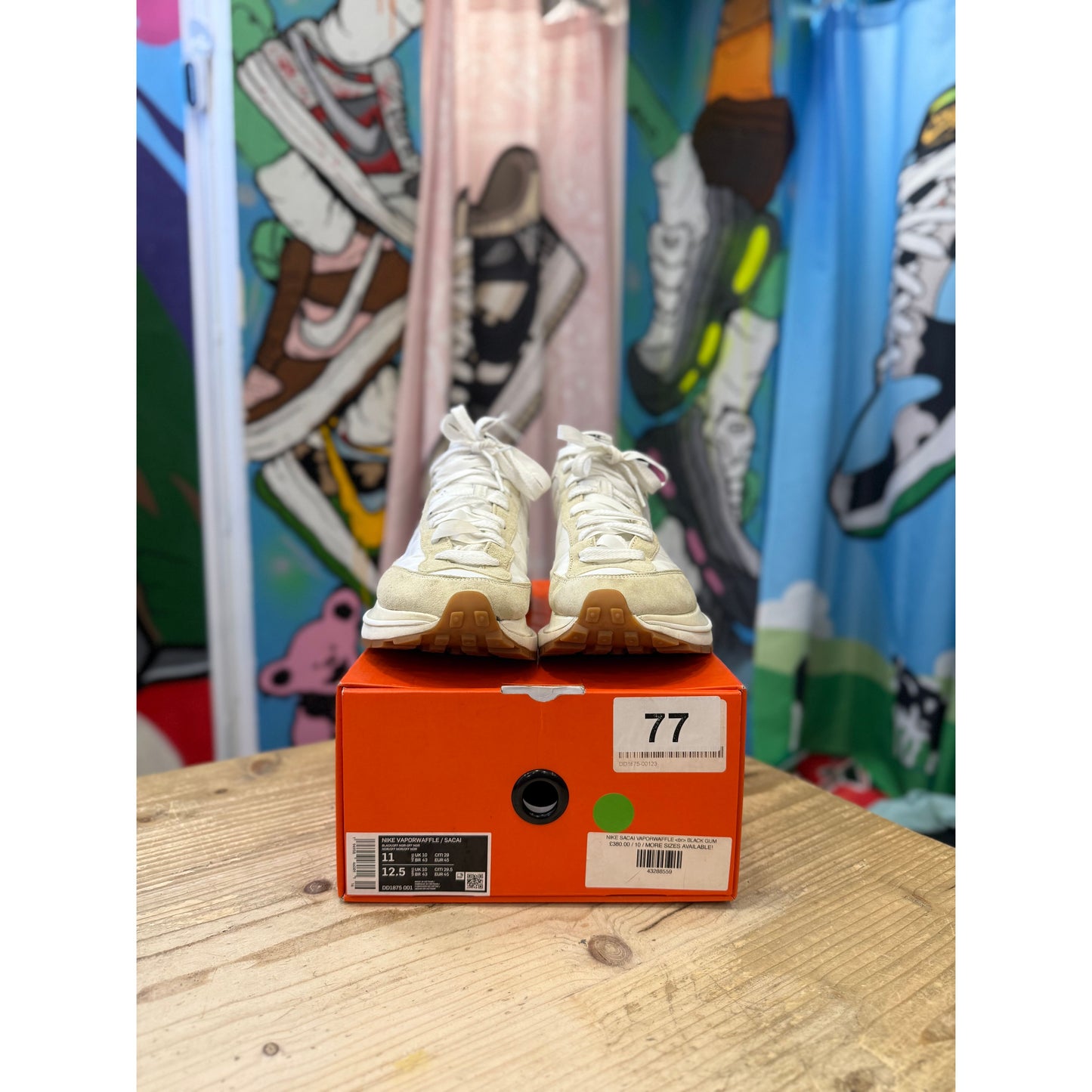 Nike Sacai Vaporwaffle Sail White UK10