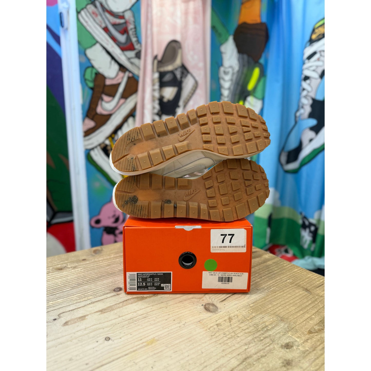 Nike Sacai Vaporwaffle Sail White UK10