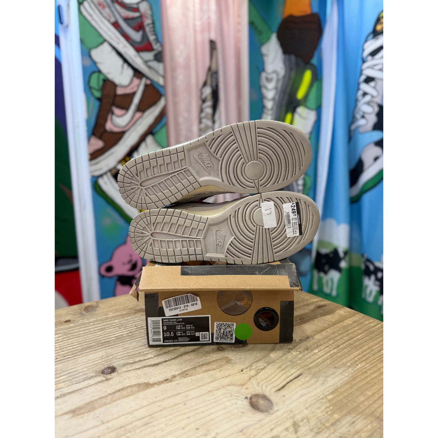 Nike Dunk Low Off White LOT 30 UK 8