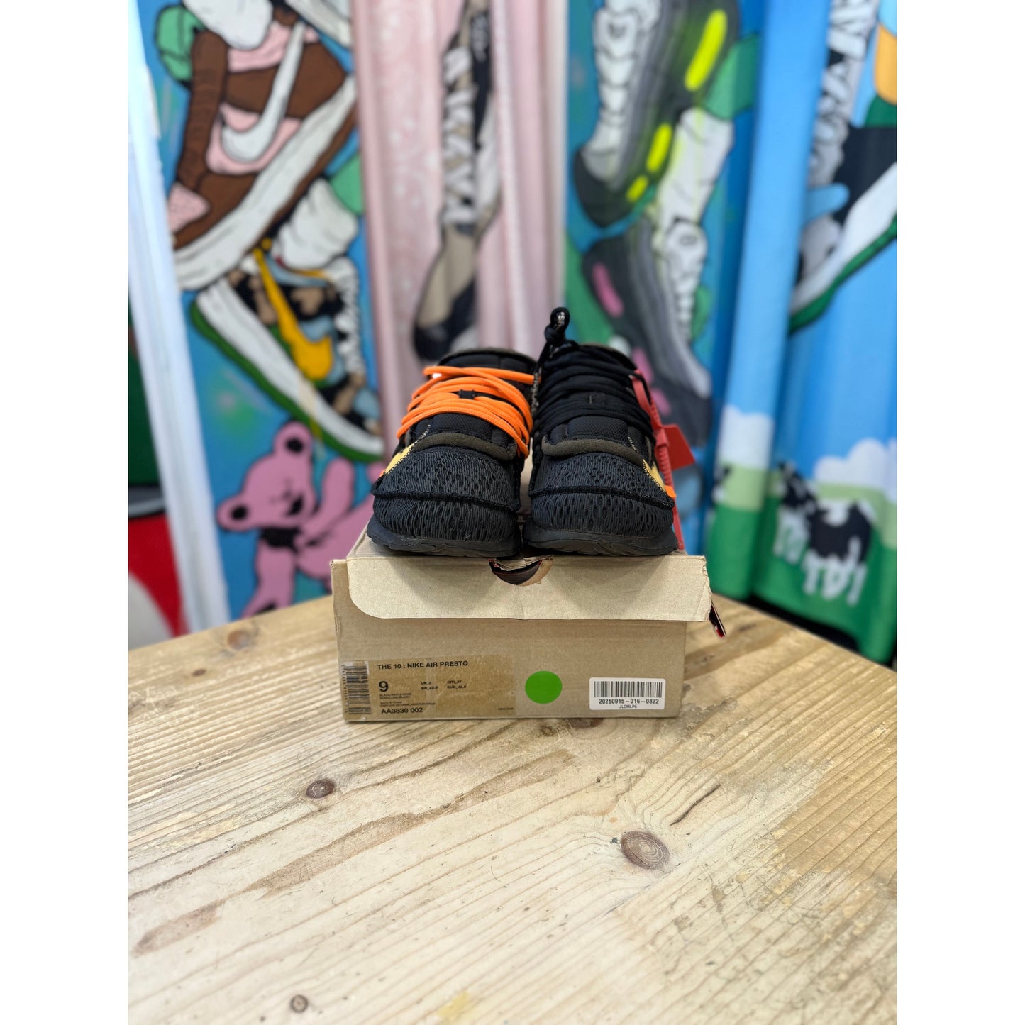 Nike Off White Presto Black UK8