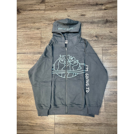 Broken Planet Market Outer Space Zip Up Moonstone by Broken Planet Market in Clothing. Available at KershKicks for £225.00. A must-have for fans of Broken Planet Market looking to elevate their style with this Hoodie.