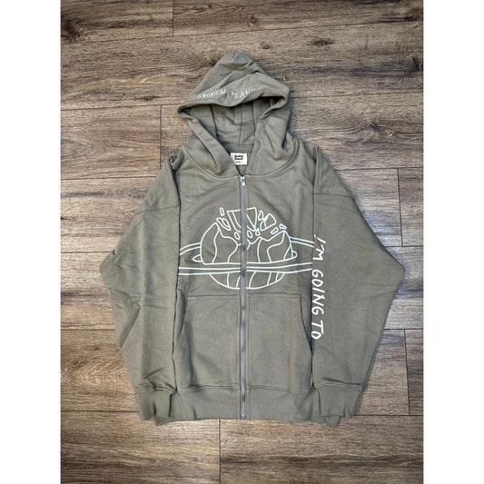 Broken Planet Market Outer Space Zip Up Mineral