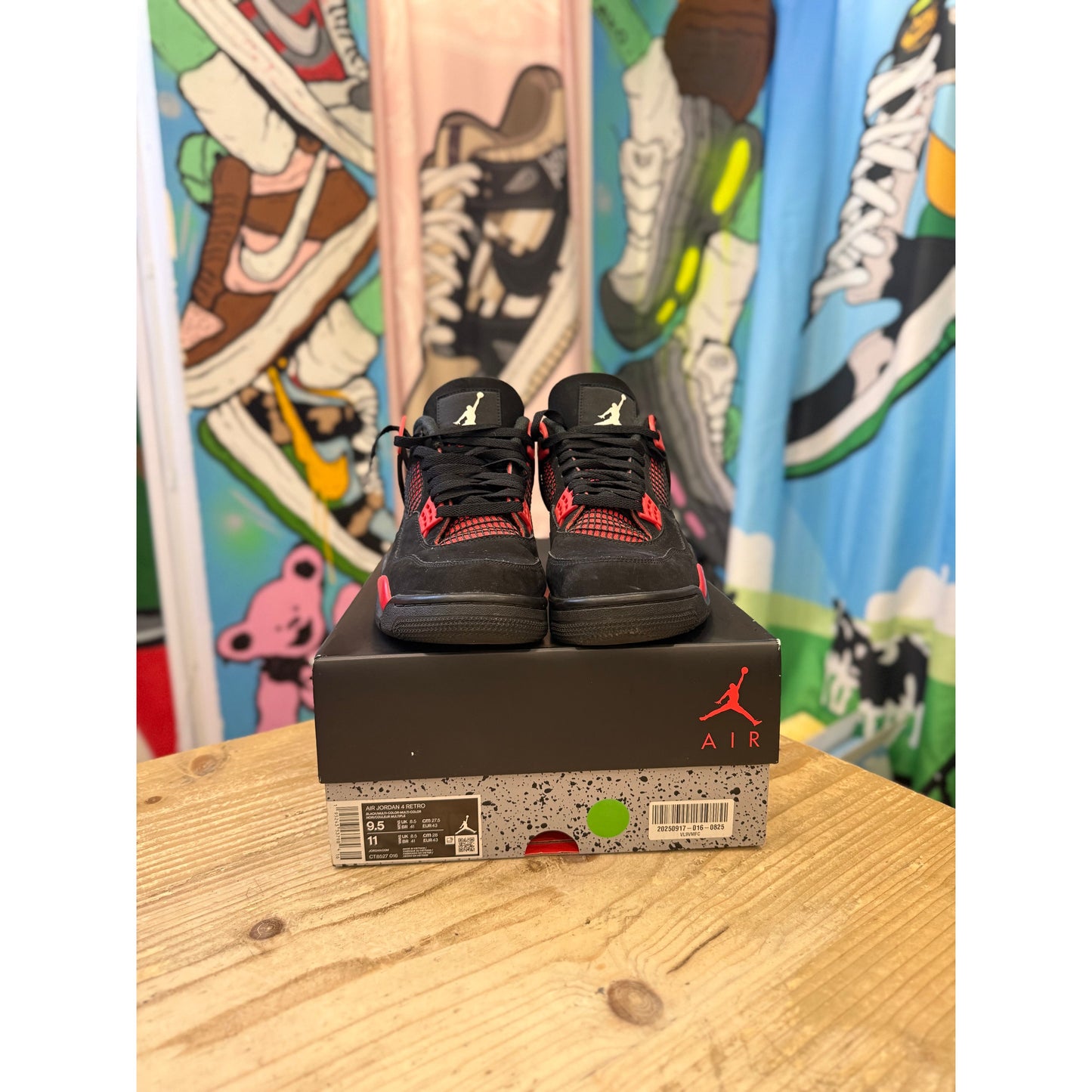 Jordan 4 Red Thunder UK 8.5