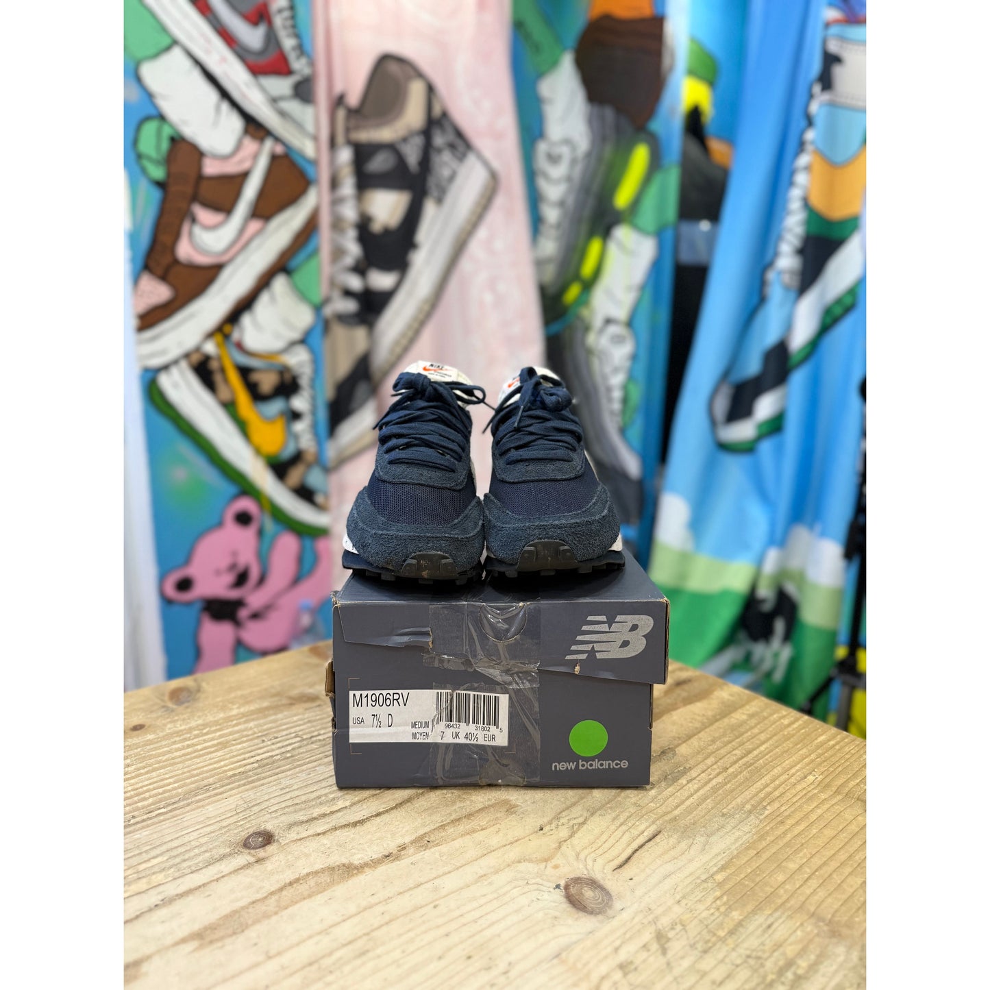 Nike Sacai Fragment Blue Void UK 7