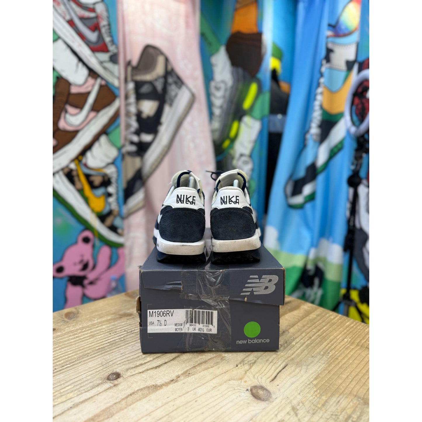 Nike Sacai Fragment Blue Void UK 7