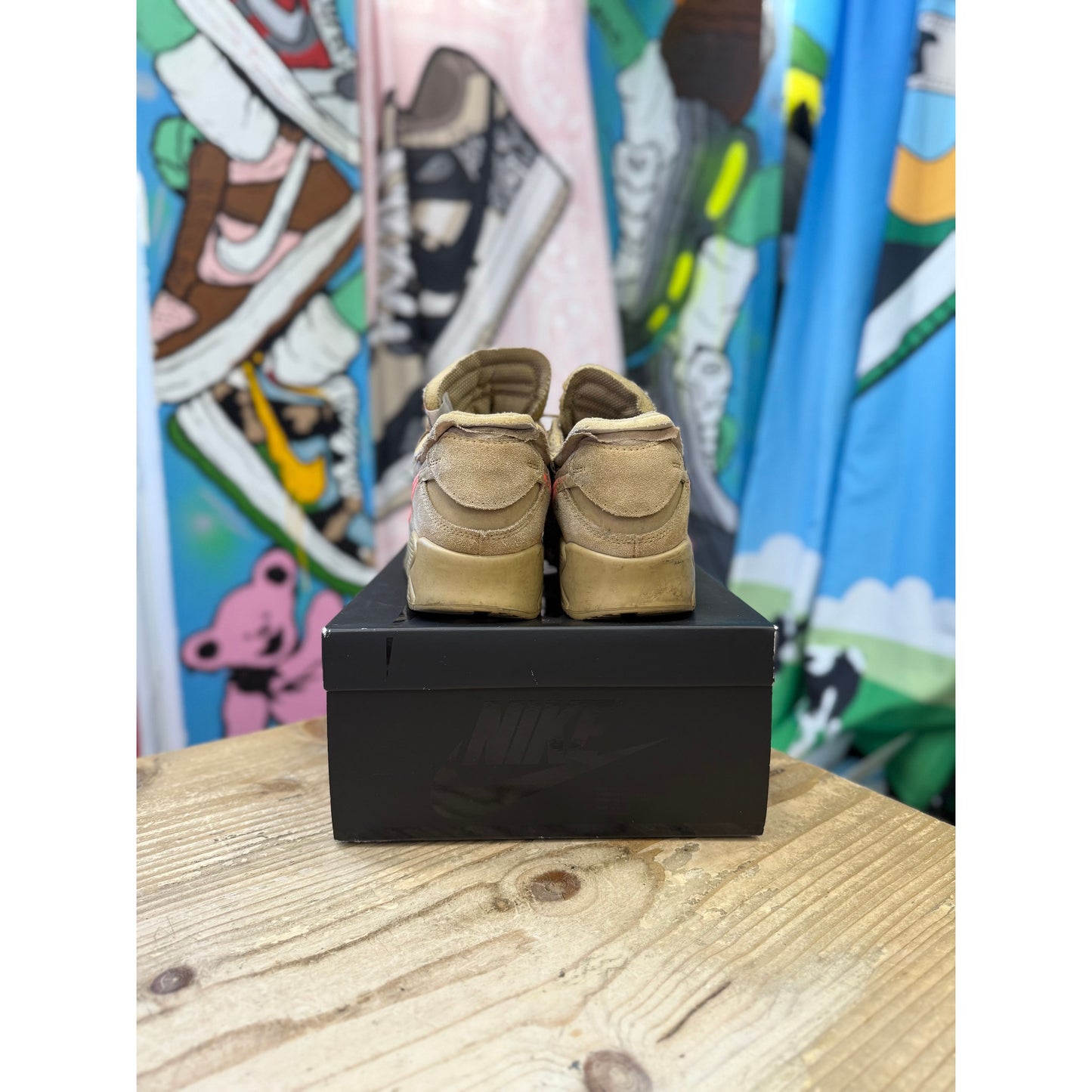 Nike Air Max 90 Off White Desert Ore UK 9