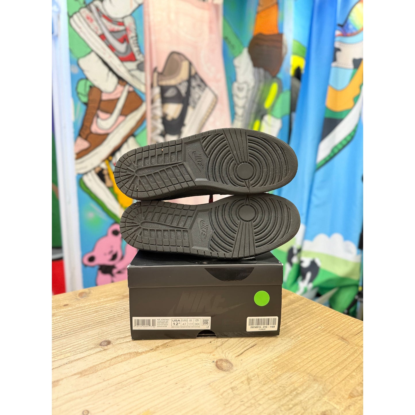 Jordan 1 Low Travis Scott Black Phantom UK 11.5