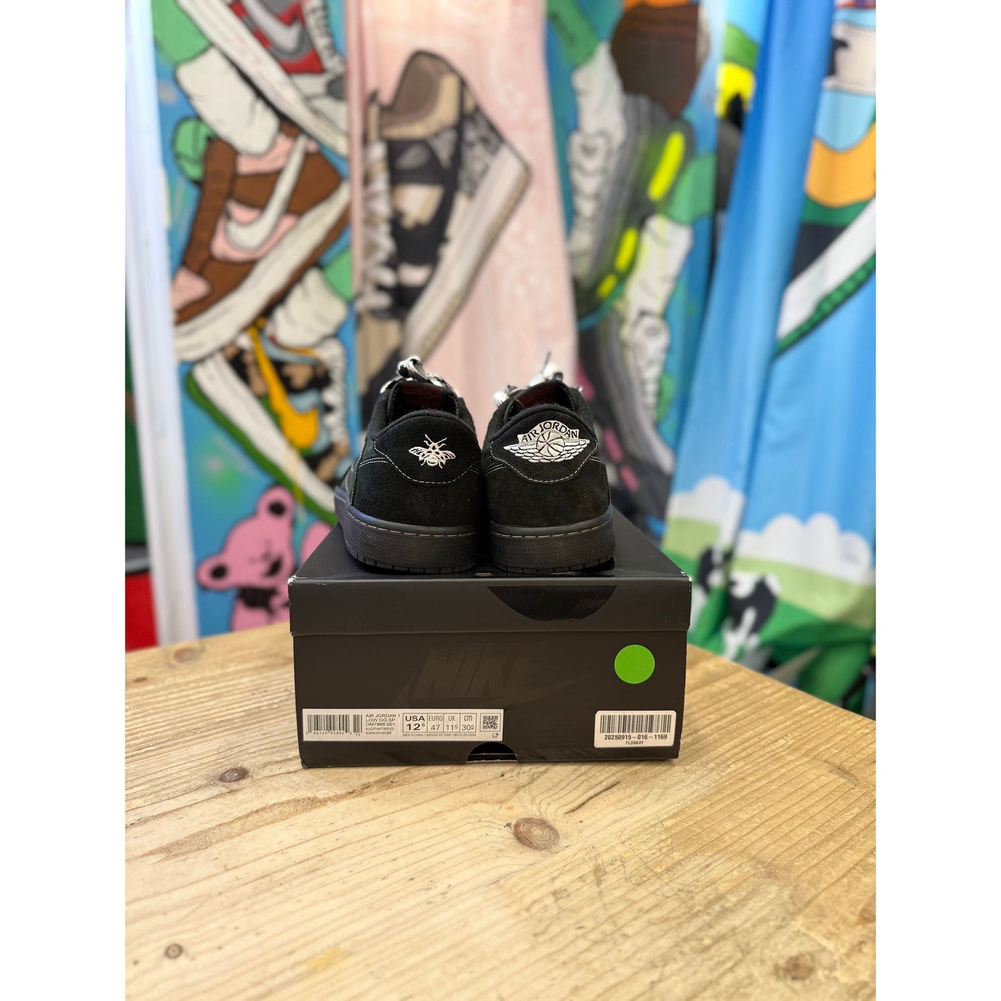 Jordan 1 Low Travis Scott Black Phantom UK 11.5