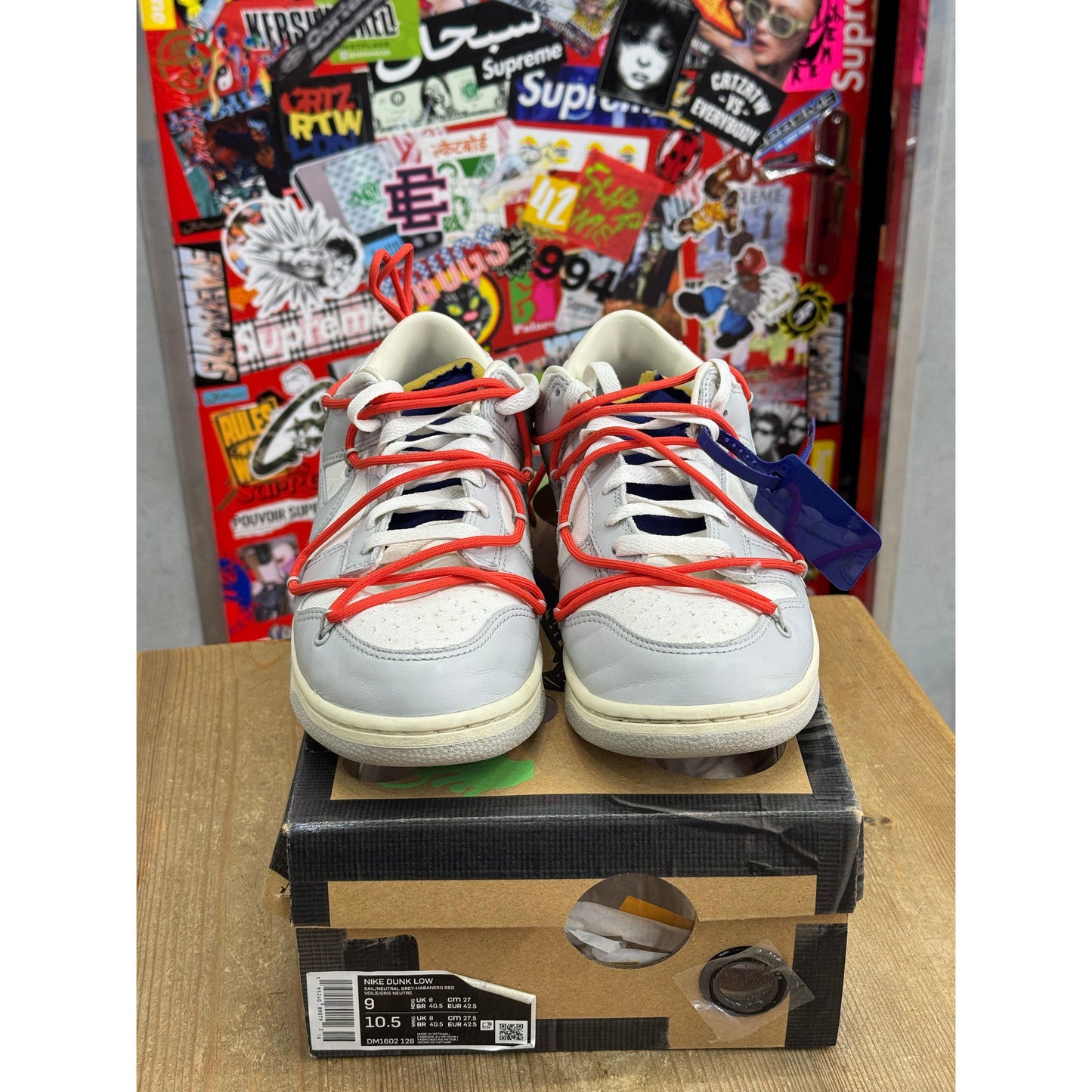 Nike Dunk Low Off-White Lot 23 UK 8
