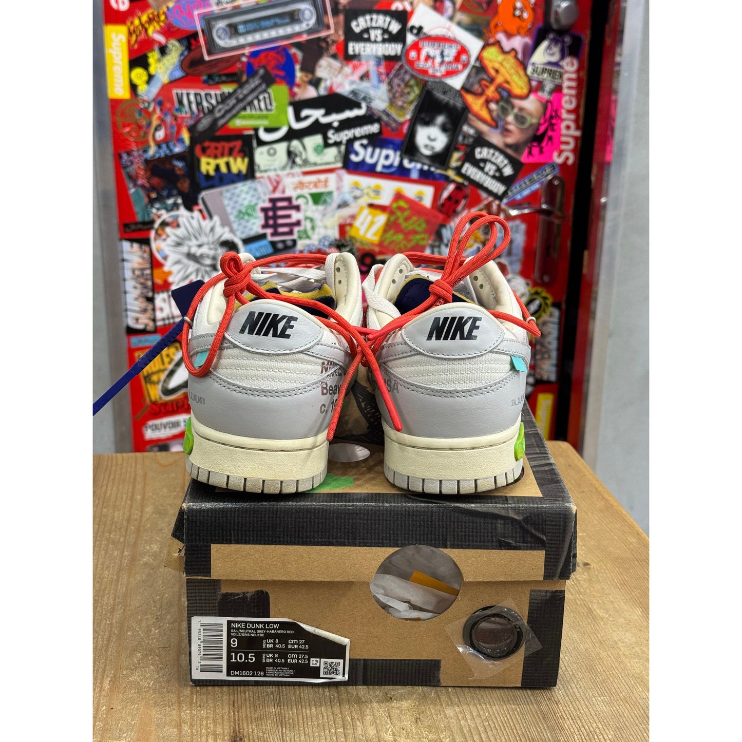 Nike Dunk Low Off-White Lot 23 UK 8